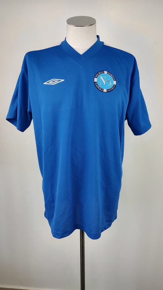 UMBRO NAPOLI MAGLIA CALCIO A 5 UOMO Tg XL SOCCER JERSEY VINTAGE