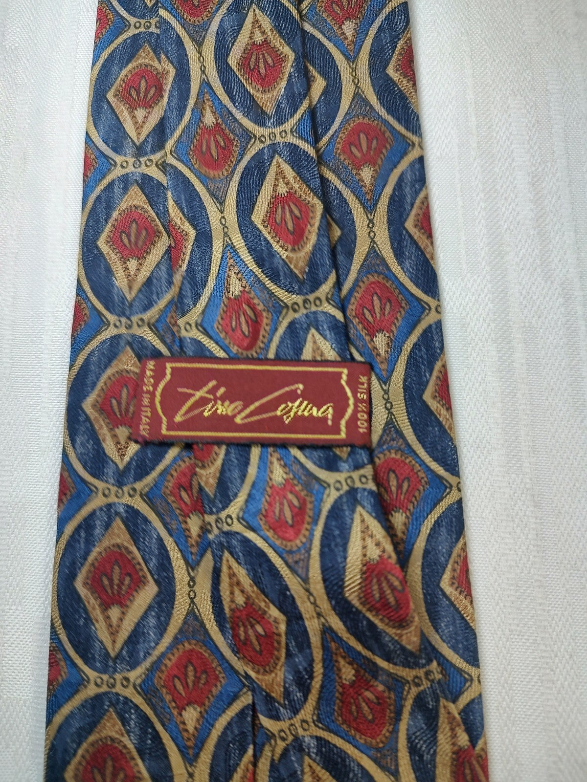 TINO COSMA 100% SILK TIE SETA CRAVATTA NECKTIE MADE IN ITALY CLASSIC