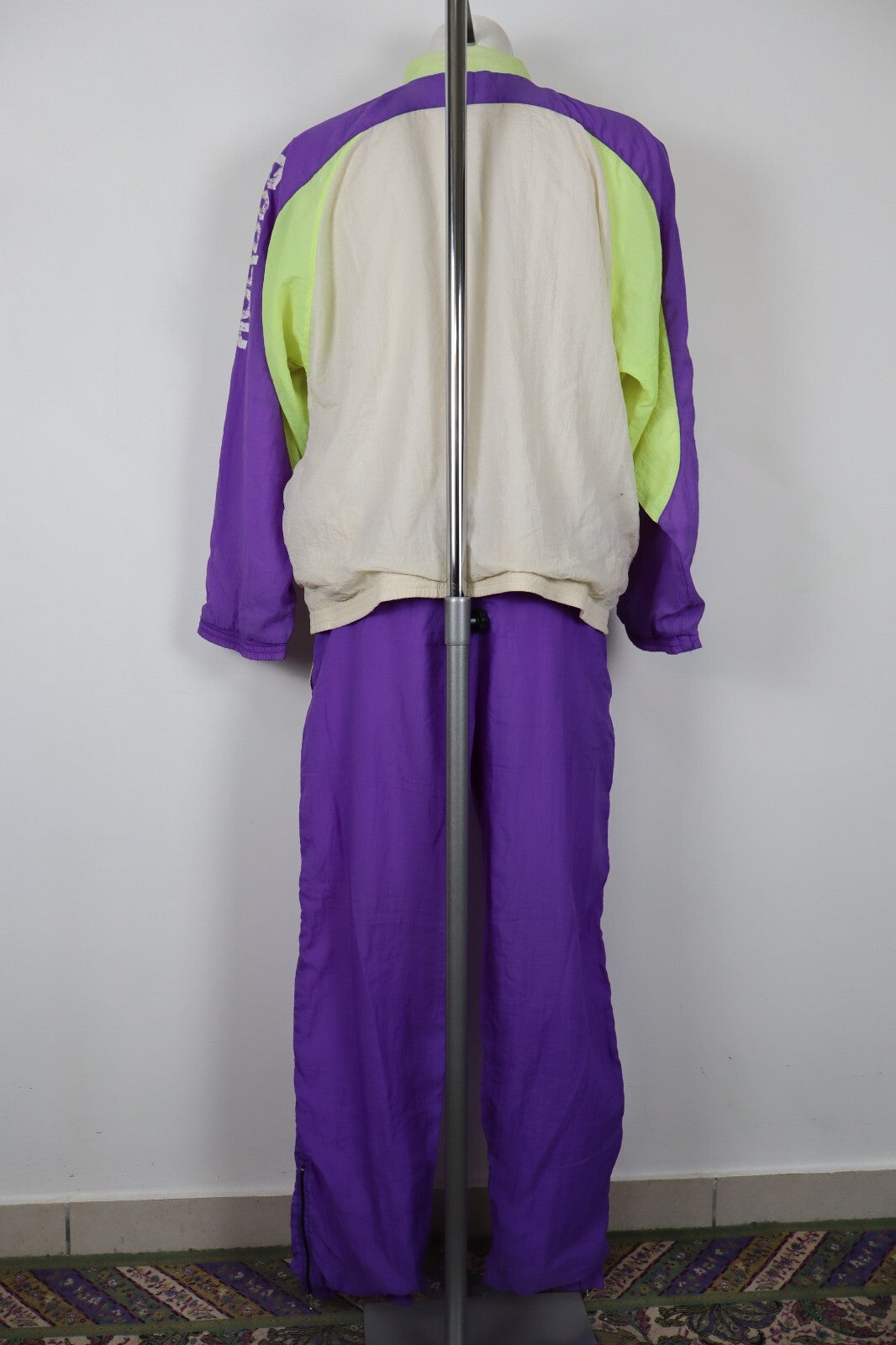 REEBOK TUTA COMPLETA DUE PEZZI Tg. M TRACKSUIT JACKET PANTS UOMO SPORT