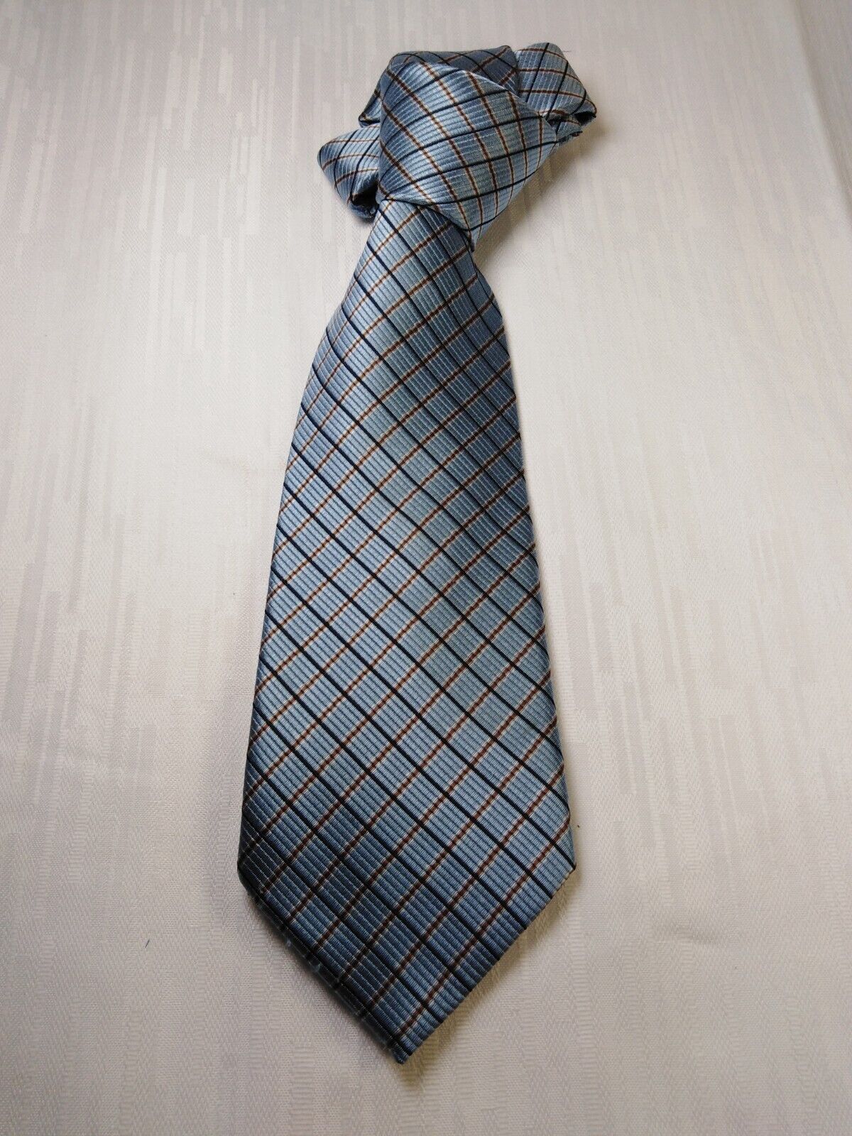 ANDREA CONTE NAPOLI SILK TIE SETA CRAVATTA NECKTIE MADE IN ITALY SELF TIPPED