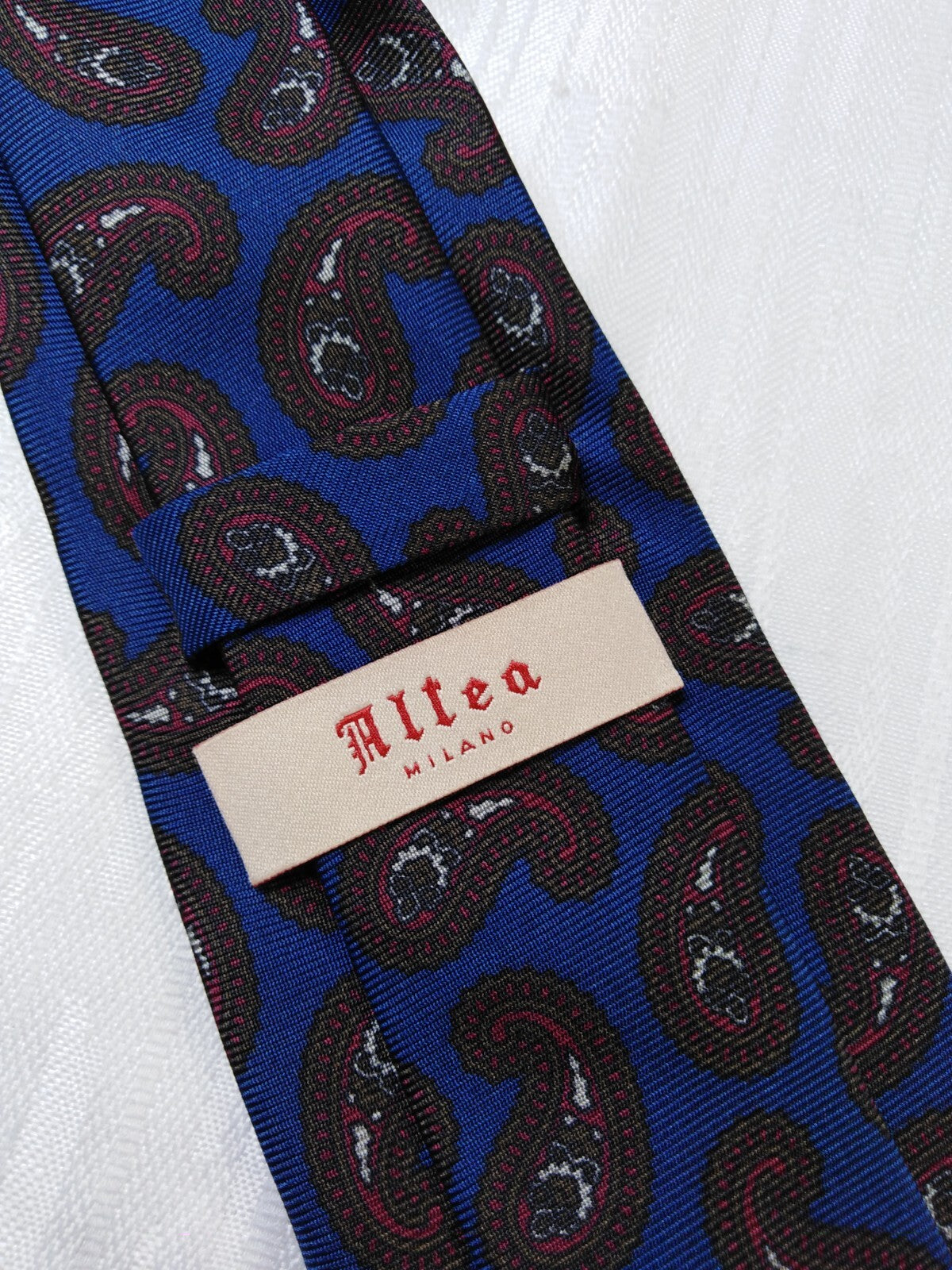 ALTEA MILANO 100% SILK TIE SETA CRAVATTA NECKTIE ITALY VINTAGE CLASSIC