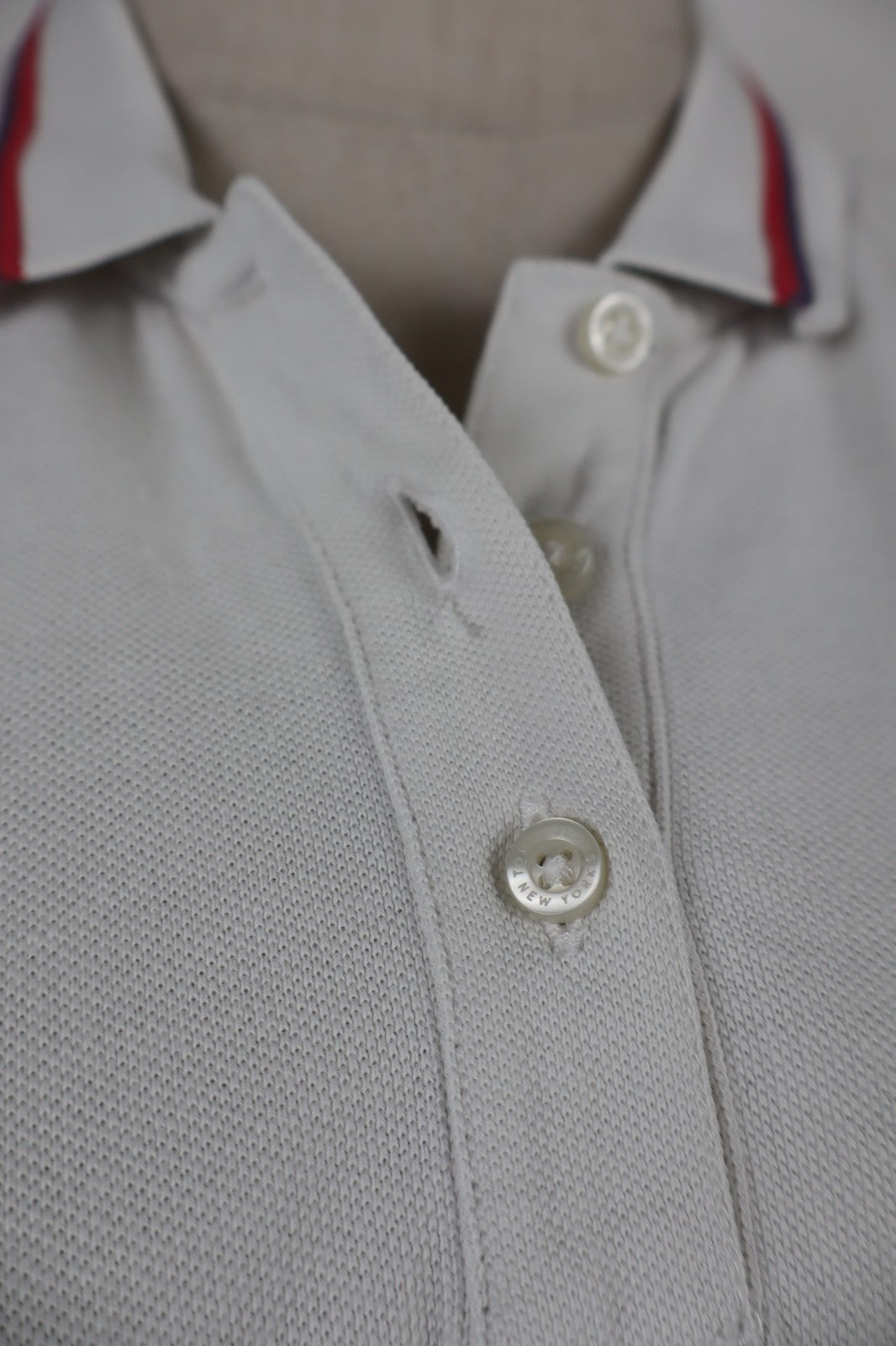 TOMMY HILFIGER JEANS POLO MAGLIA DONNA COTONE TG. M WOMAN SHIRT CASUAL VINTAGE