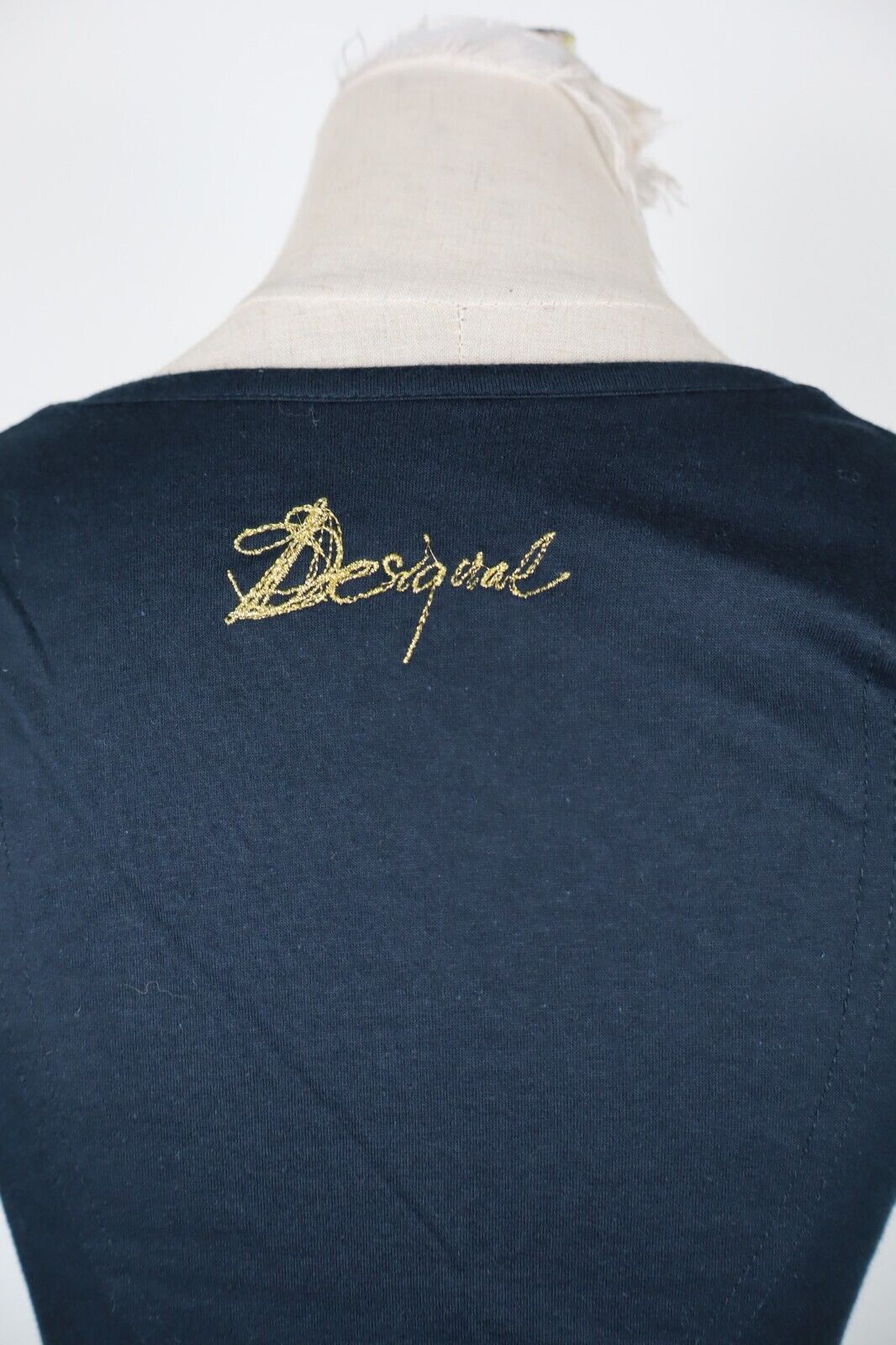 DESIGUAL VESTITO ABITO DONNA TG. XS WOMAN CASUAL VINTAGE DRESS