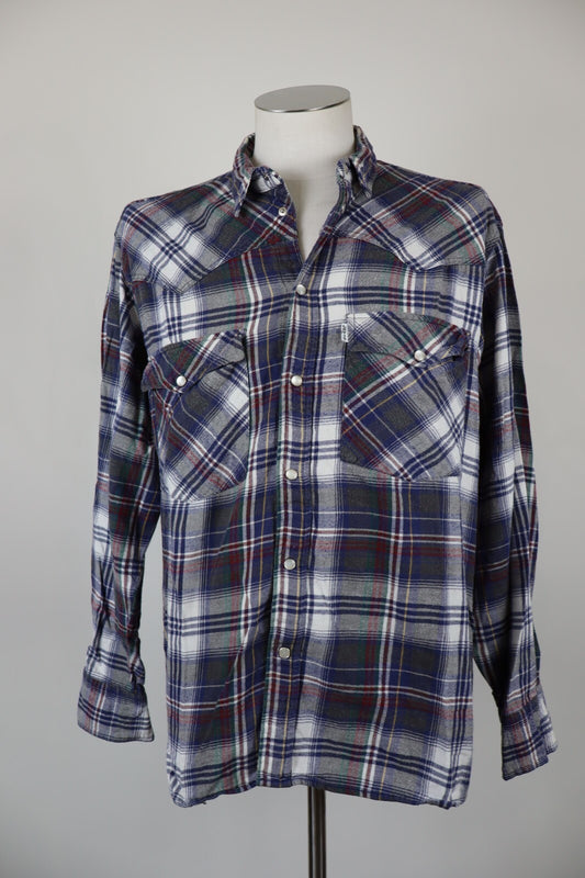 LEVI'S CAMICIA UOMO TG. L MAN CASUAL LANA COTONE VINTAGE SHIRT COTTON WOOL