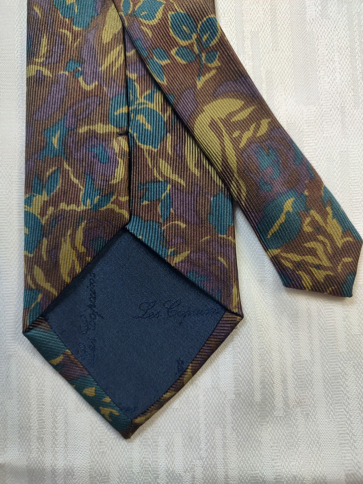 LES COPAINS 100% SILK TIE SETA CRAVATTA NECKTIE MADE IN ITALY CLASSIC