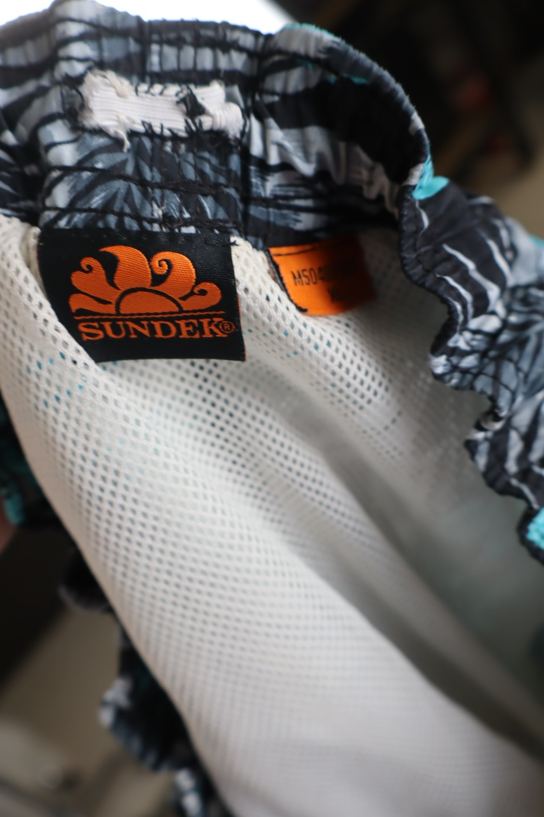 SUNDEK COSTUME PANTALONCINO MARE UOMO TG XL MEN SWIMSUIT VINTAGE CASUAL