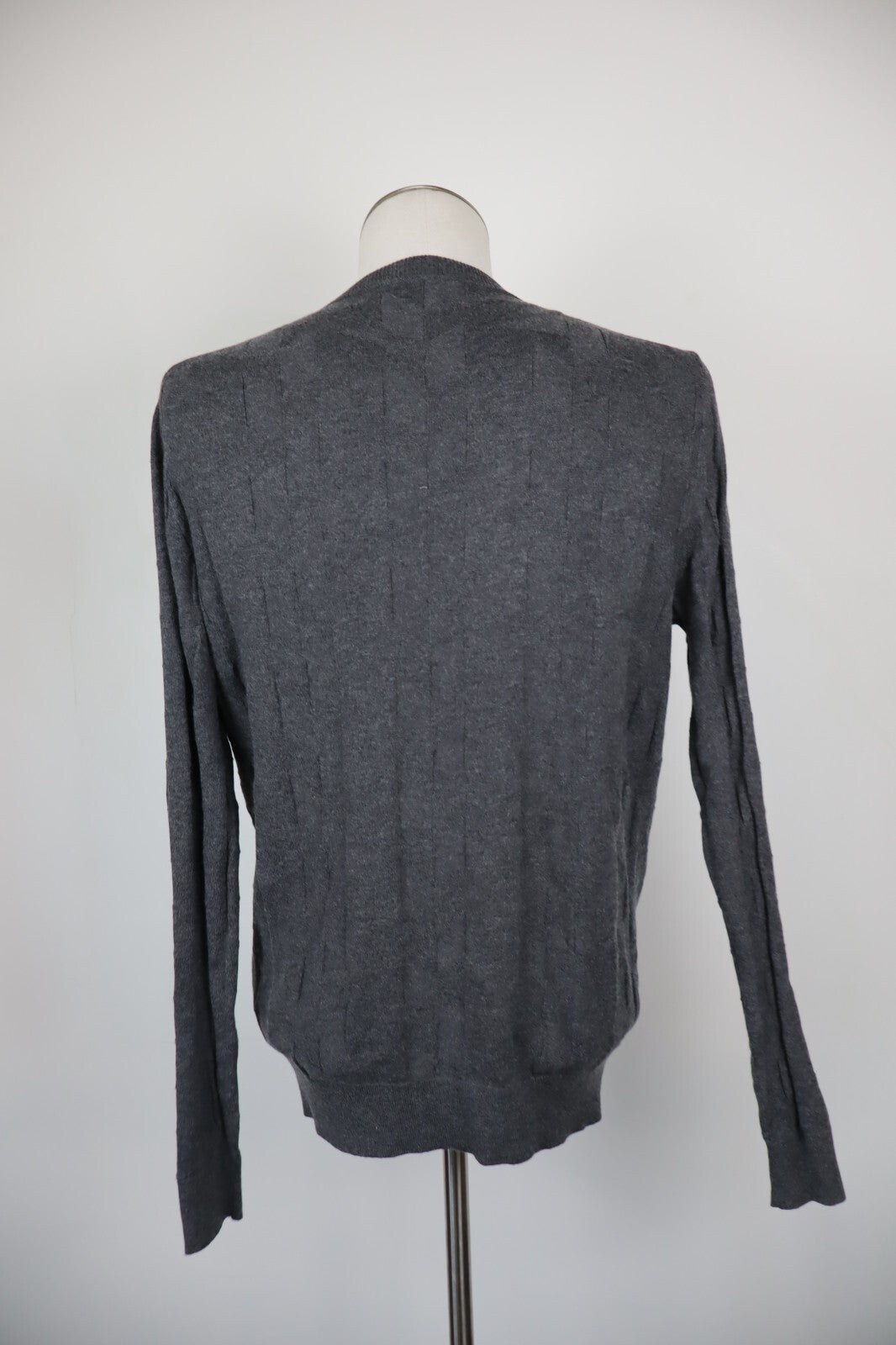 HUGO BOSS MAGLIONE COTONE CASHERE UOMO M SLIM MAN SWEATER CASUAL VINTAGE