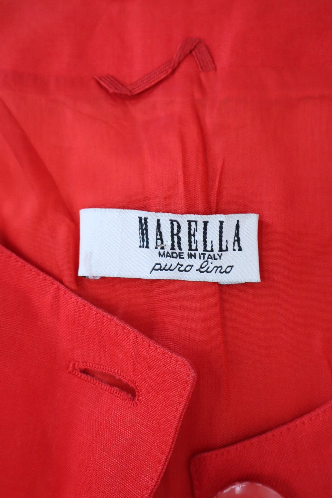 MARELLA BLAZER GIACCA DONNA Tg 44 WOMAN CASUAL VINTAGE JACKET LINO LINEN