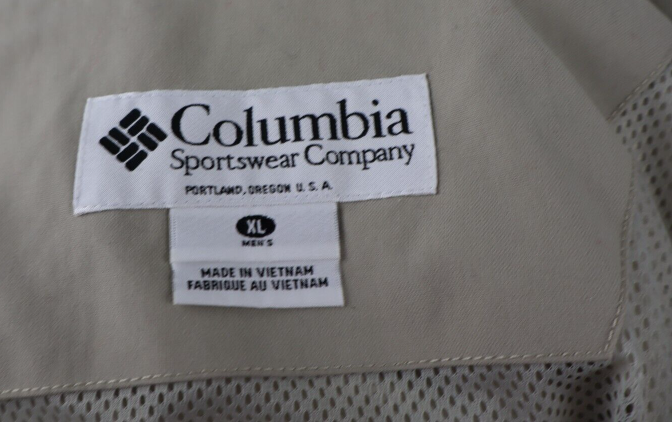COLUMBIA GIUBBINO LEGGERO GIACCA UOMO Tg XL MAN CASUAL VINTAGE JACKET