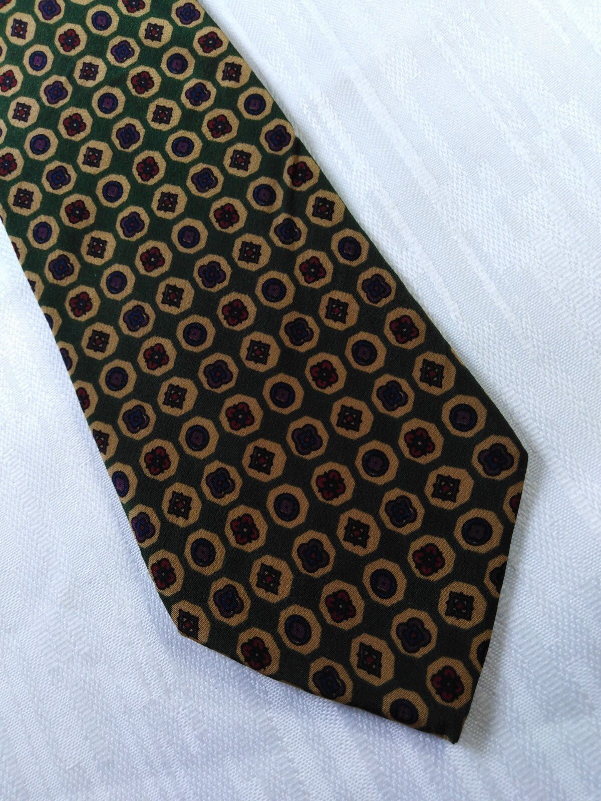 VALENTINO 100% SETA SILK TIE CRAVATTA NECKTIE ITALY VINTAGE CLASSIC