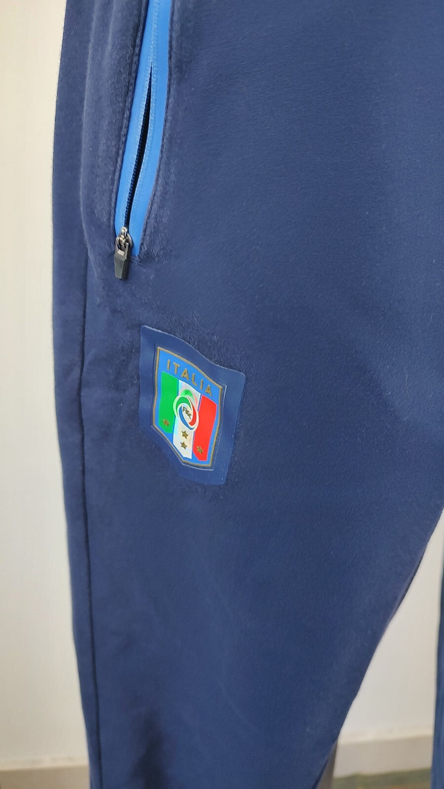 PUMA ITALIA PANTALONE TUTA CALCIO SPORT UOMO TG 48-50 VINTAGE MAN PANTS