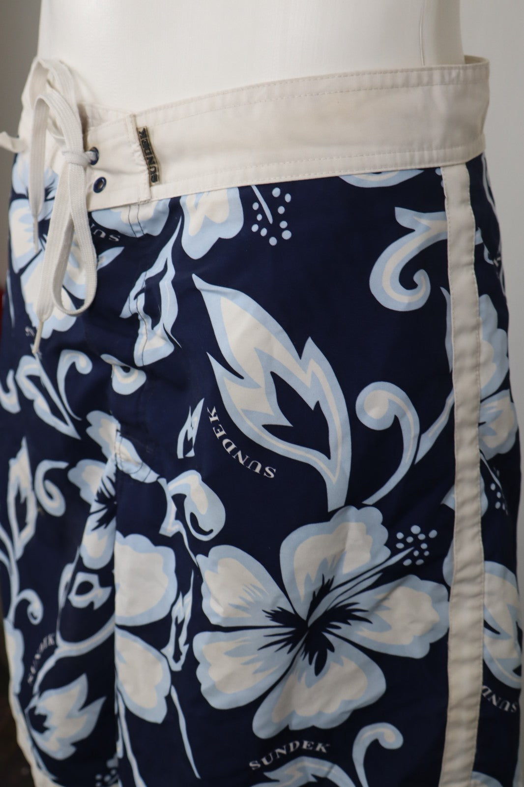 SUNDEK COSTUME PANTALONCINO MARE UOMO TG 34 MAN SWIMSUIT VINTAGE CASUAL SURF