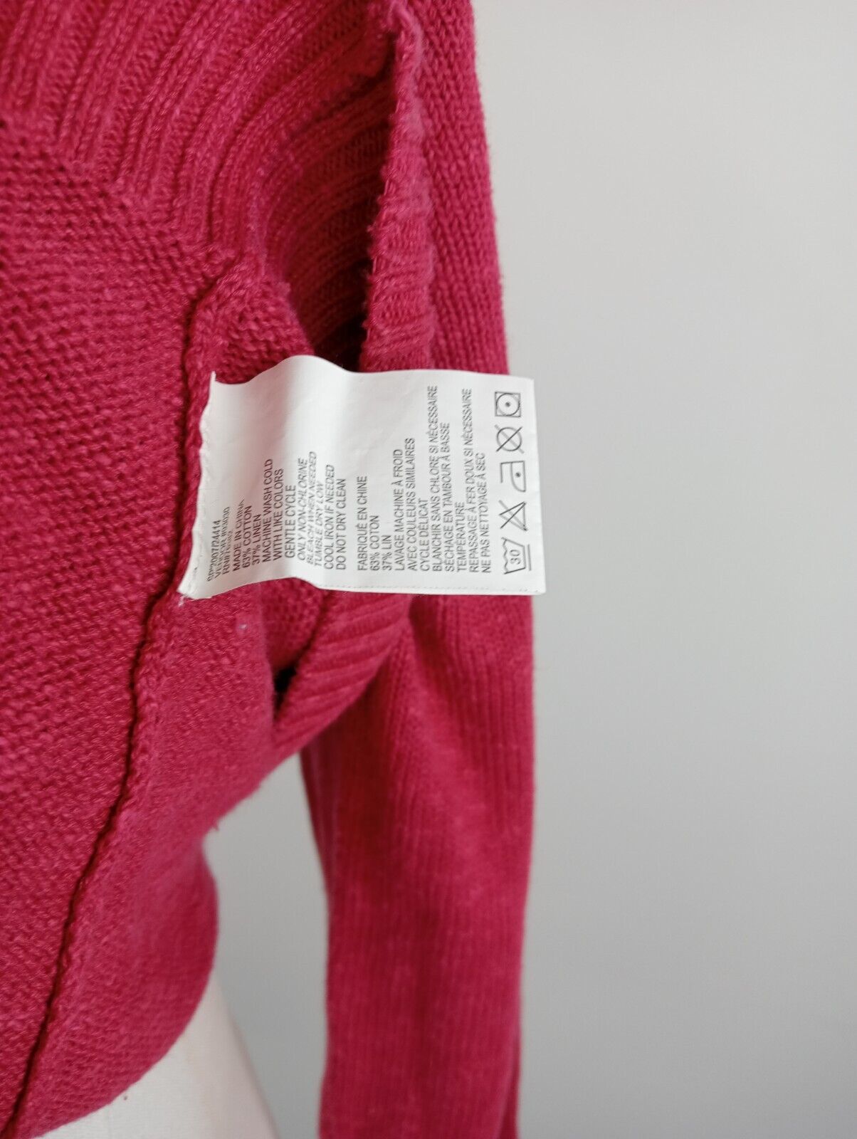 TIMBERLAND MAGLIONE COTONE COTTON UOMO L MAN SWEATER CASUAL VINTAGE ITALY