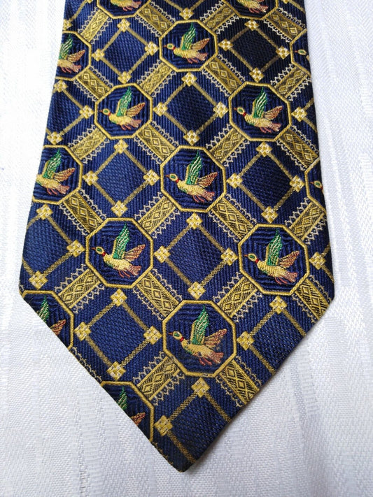 CARNAVAL DE VENISE 100% SILK TIE SETA CRAVATTA NECKTIE MADE IN ITALY