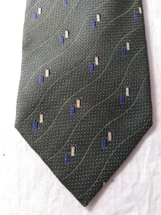 COPPOLA OTTAVIANO  SILK TIE SETA CRAVATTA SELF TIPPED NECKTIE MADE IN ITALY