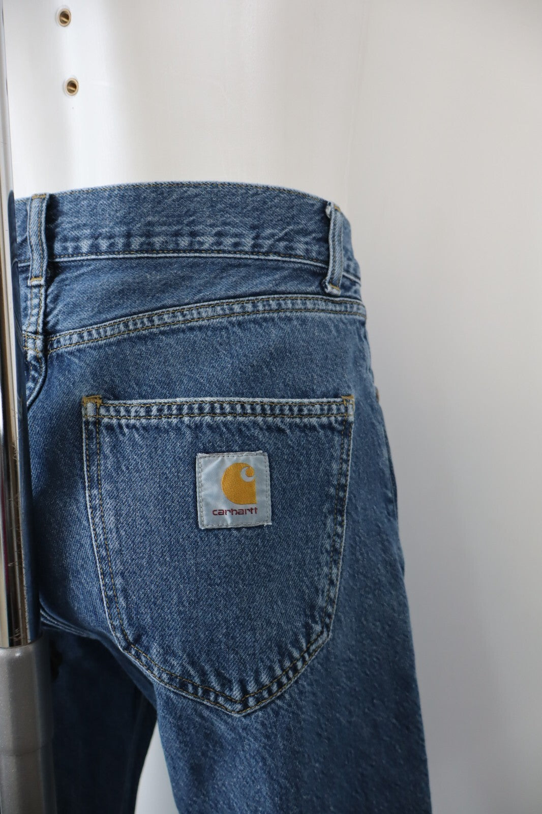 CARHARTT JEANS PANTALONE UOMO CASUAL W29 L32 MAN VINTAGE PANTS DENIM