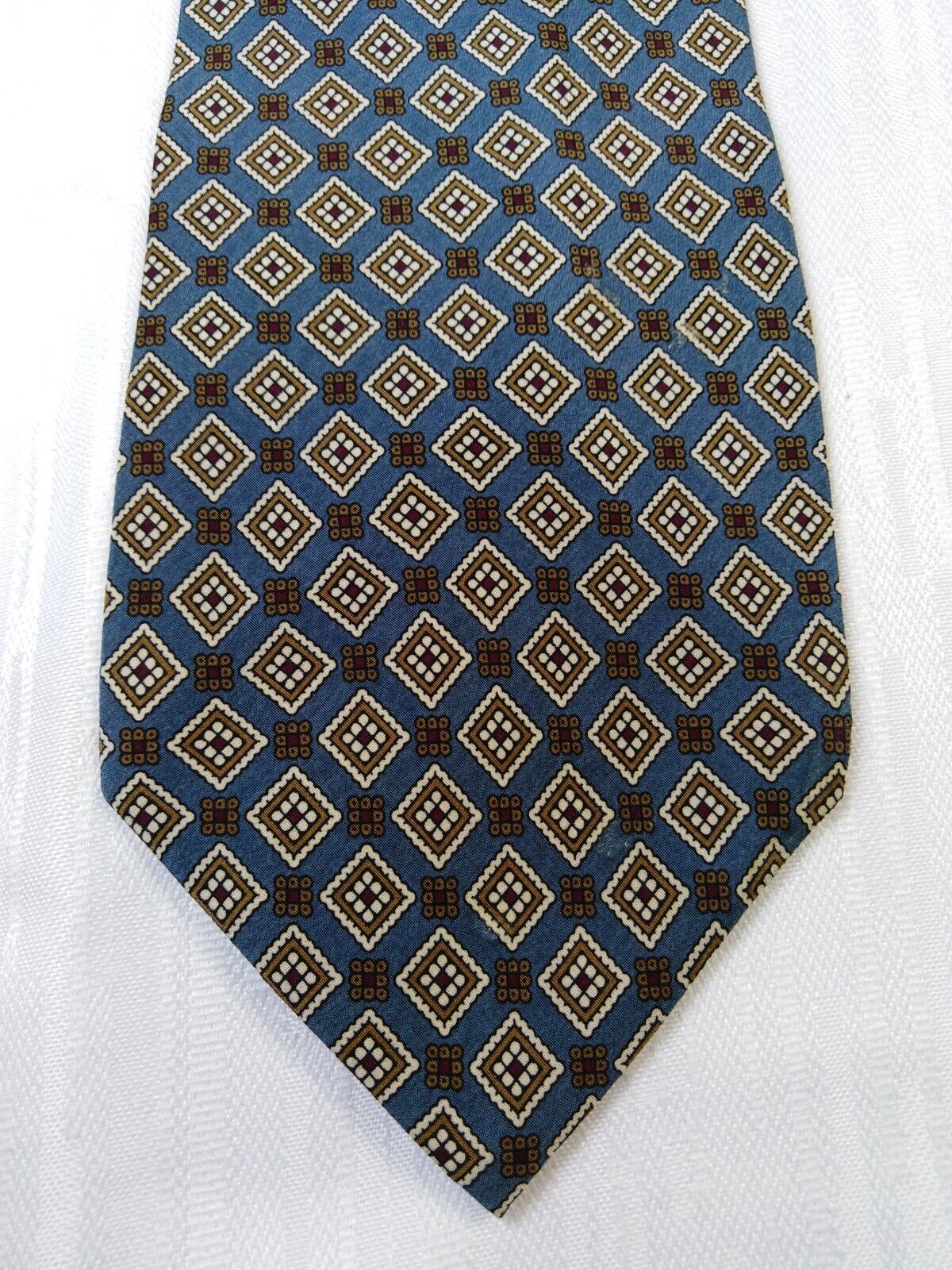 RIVE GAUCHE 100% SETA SILK TIE CRAVATTA NECKTIE ITALY VINTAGE CLASSIC