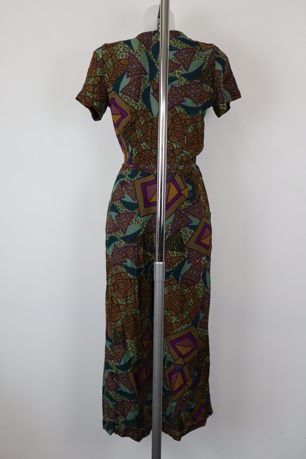 DESIGUAL COMPLETO DONNA PANTALONE Tg. S SALOPETTE ONE PIECE VINTAGE CASUAL