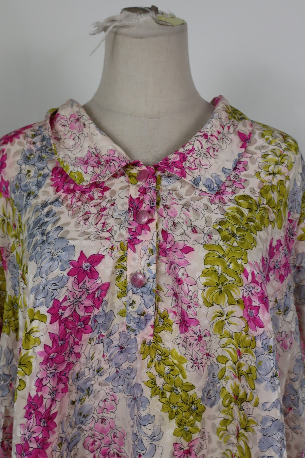 RENATO BALESTRA VESTITO ABITO DONNA TG. S WOMAN CASUAL VINTAGE DRESS ITALY SETA