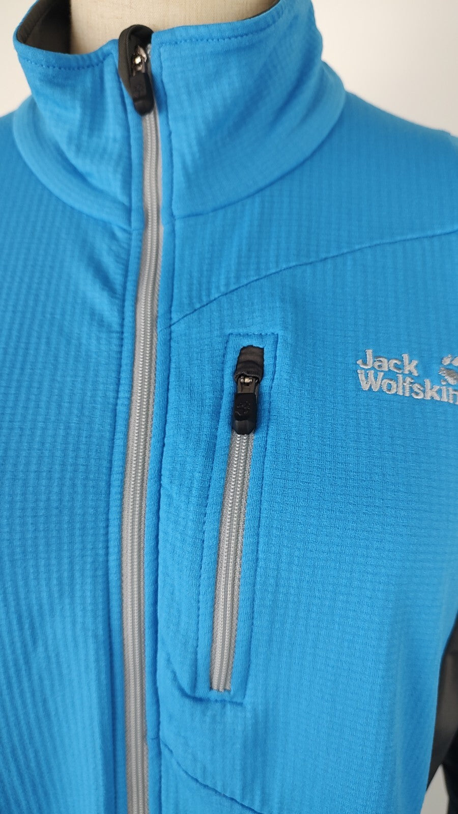 JACK WOLFSKIN FELPA TECNICA DONNA  L WOMAN CASUAL VINTAGE SPORT SWEATSHIRT PILE