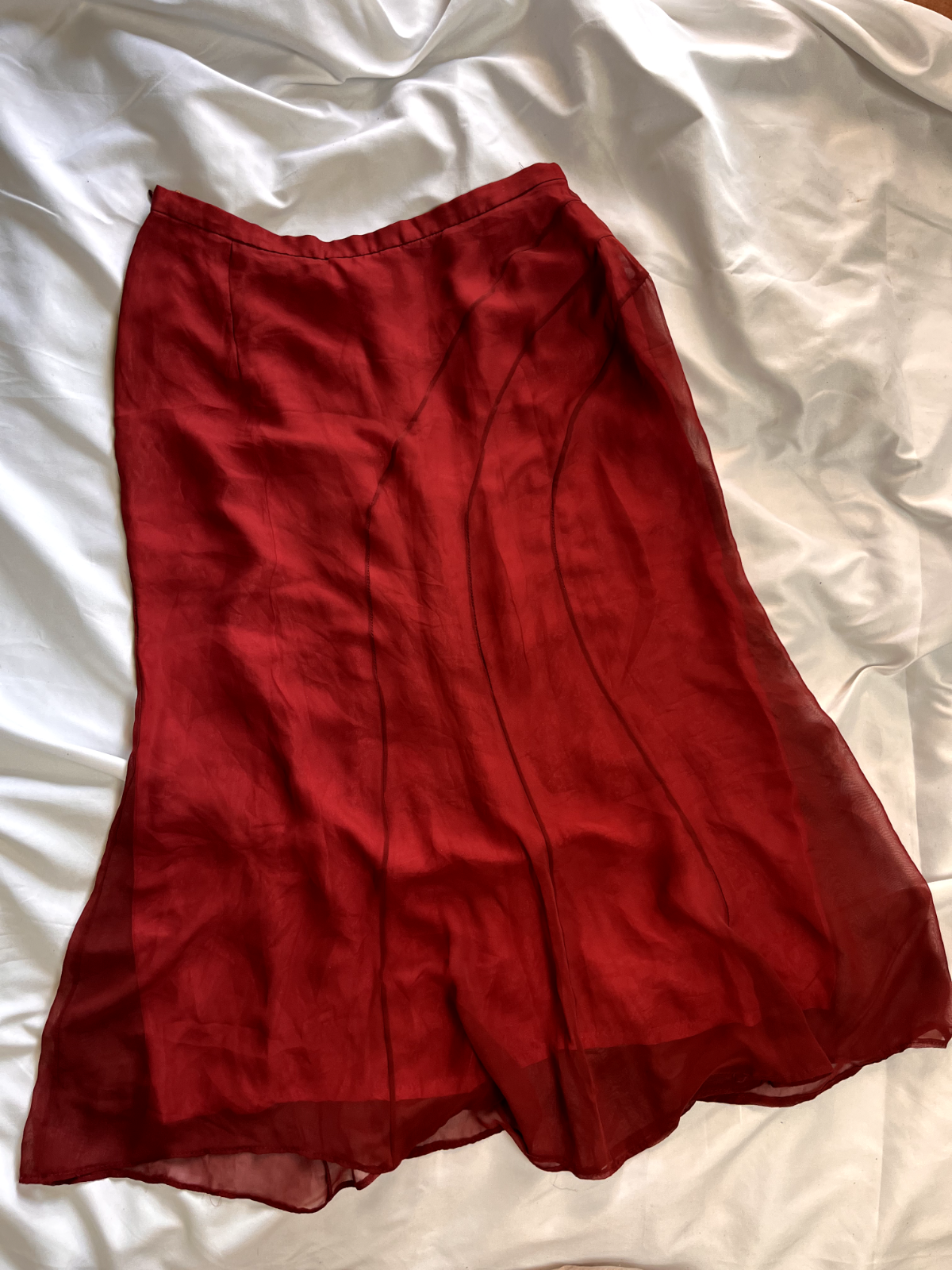 SPORT MAX GONNA DONNA TG. 46 WOMAN VINTAGE SKIRT CASUAL