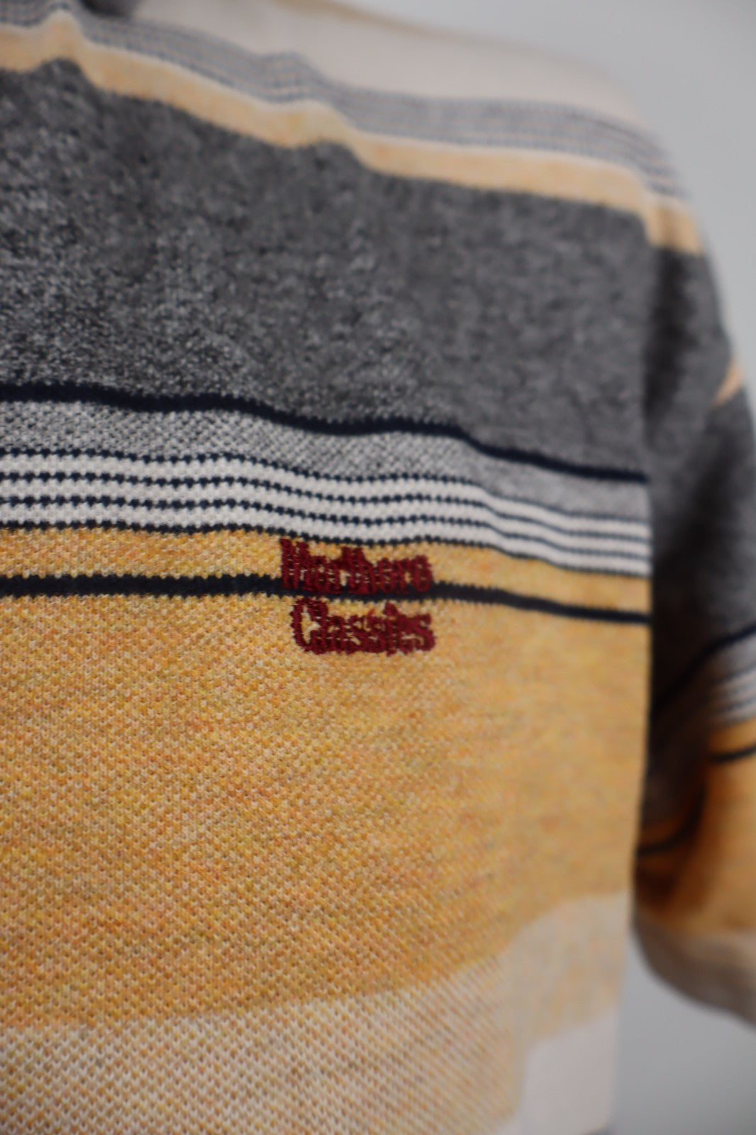 MARLBORO CLASSICS POLO MAGLIA UOMO TG M MAN COTONE SHIRT CASUAL VINTAGE LOGO