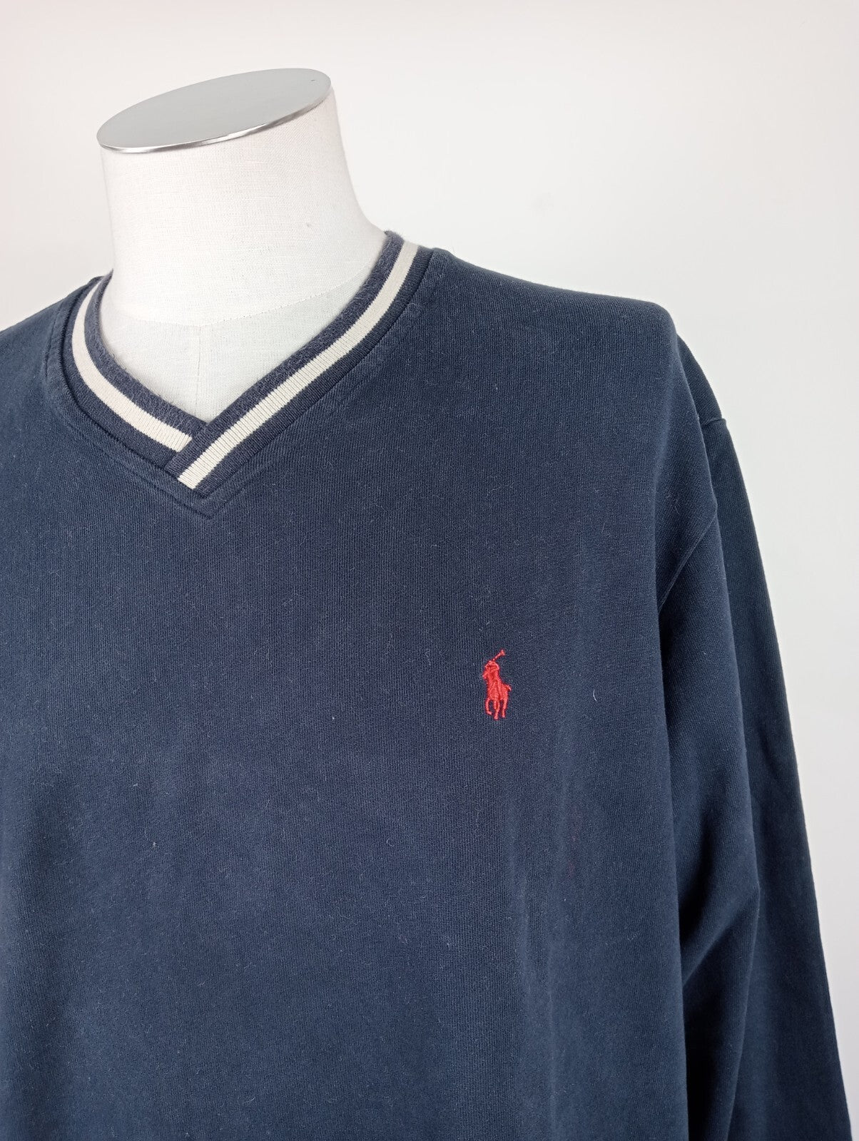 POLO RALPH LAUREN FELPA UOMO XL MAN SWEATSHIRT COTONE COTTON CASUAL VINTAGE