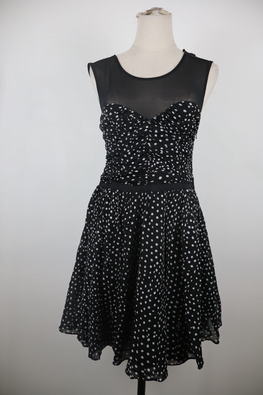 GUESS LOS ANGELES VESTITO SMANICATO DONNA TG L WOMAN CASUAL VINTAGE DRESS ABITO
