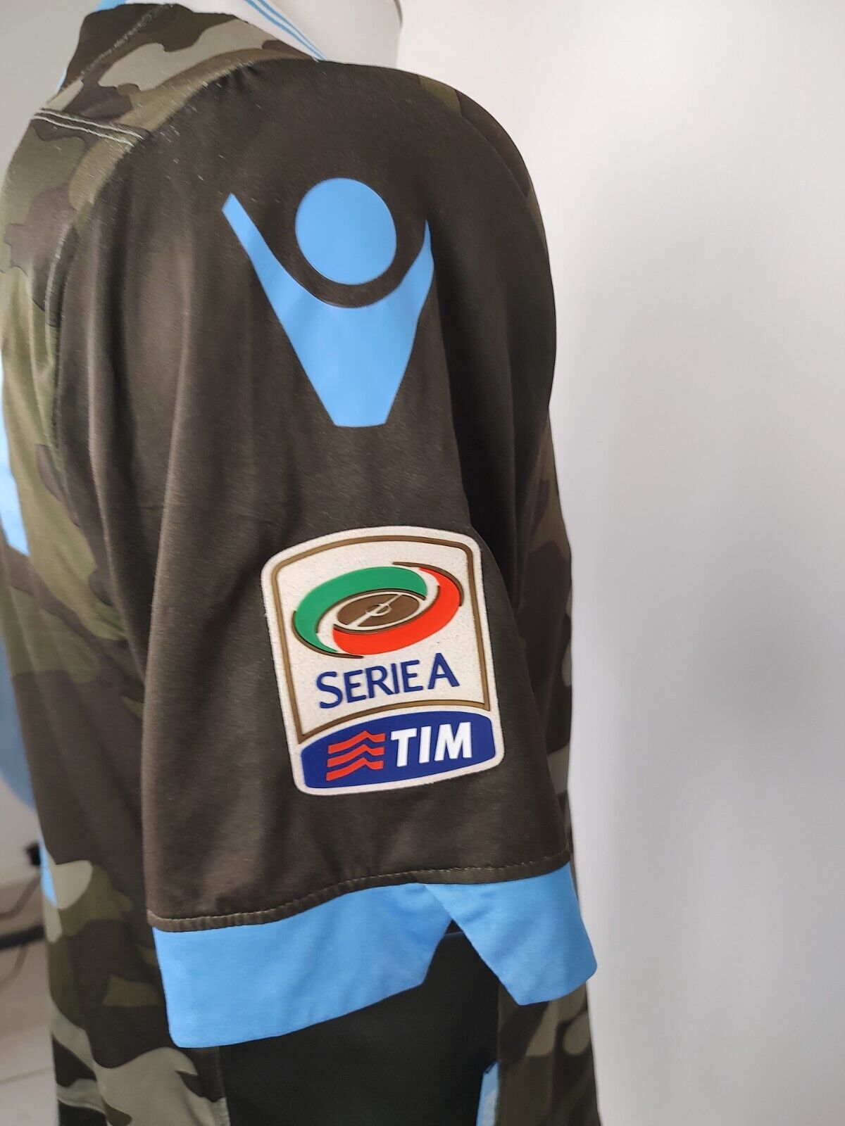MACRON NAPOLI HIGUAIN N 9 MAGLIA CALCIO UOMO XL SOCCER TRIKOT MAN JERSEY 2013/14