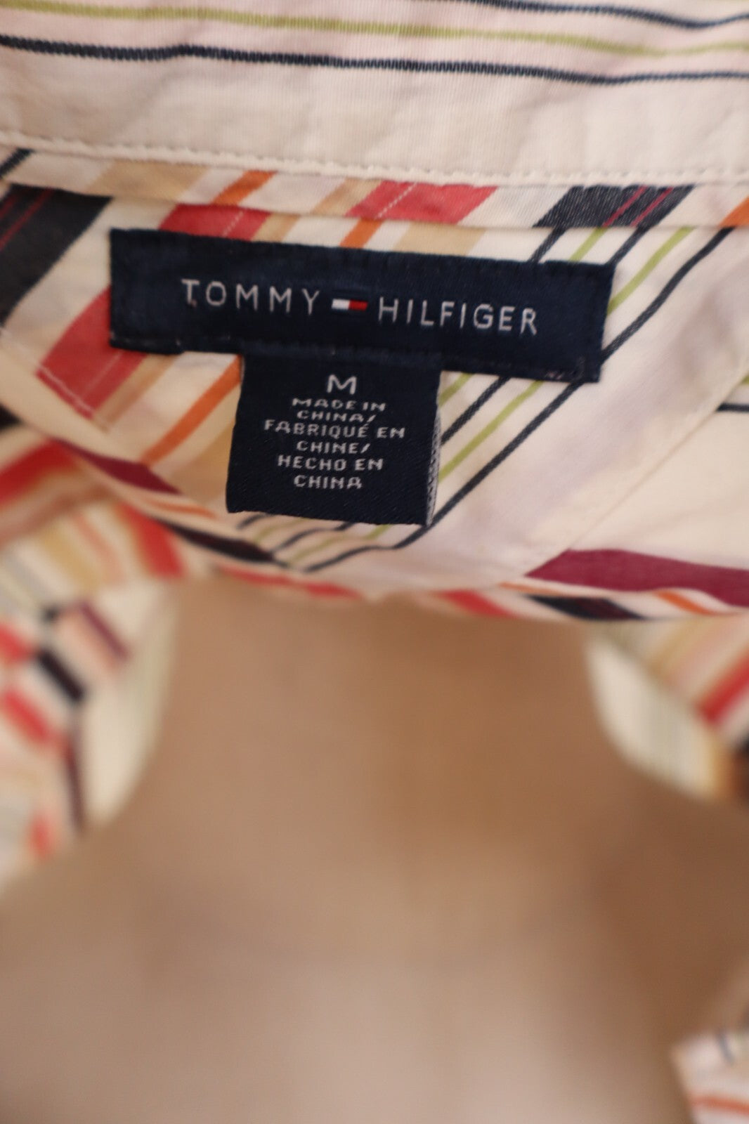 TOMMY HILFIGER CAMICIA DONNA TG. M WOMAN SHIRT CASUAL VINTAGE COTONE