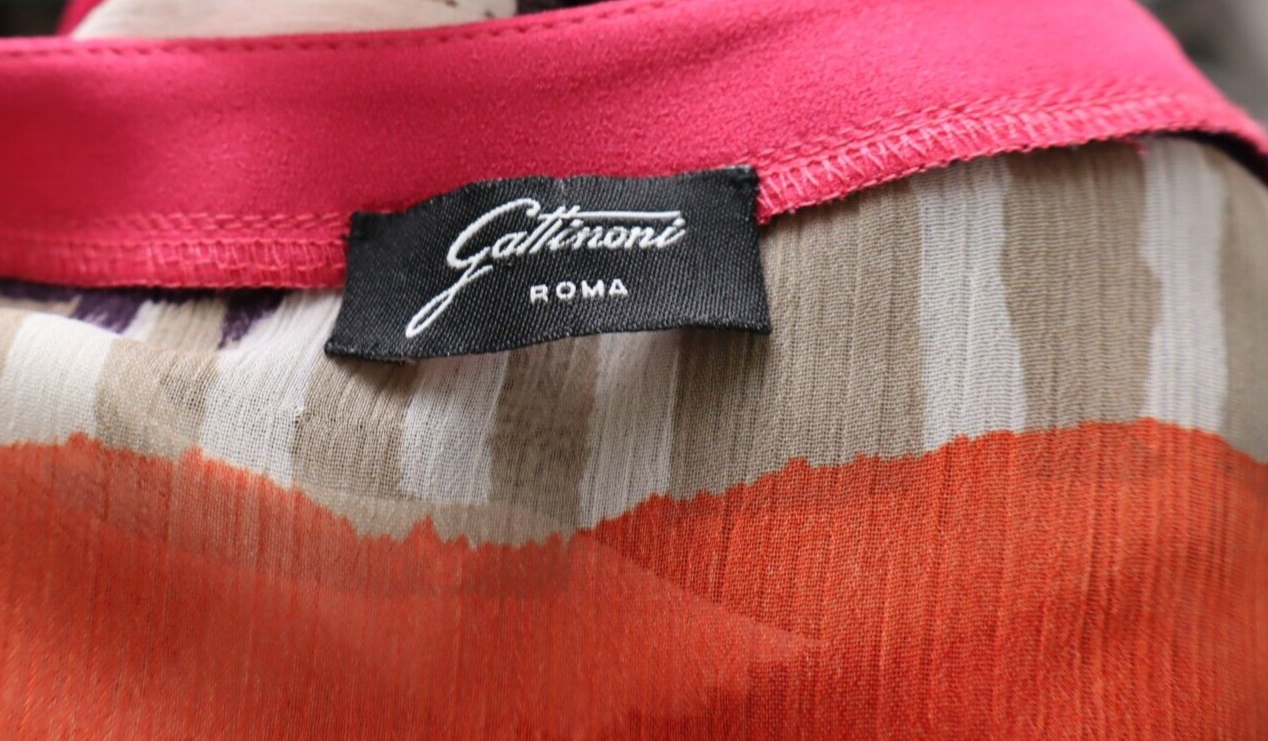 GATTINONI MAGLIA DONNA SPANDEX TG. 46 WOMAN CASUAL VINTAGE T-SHIRT COTONE
