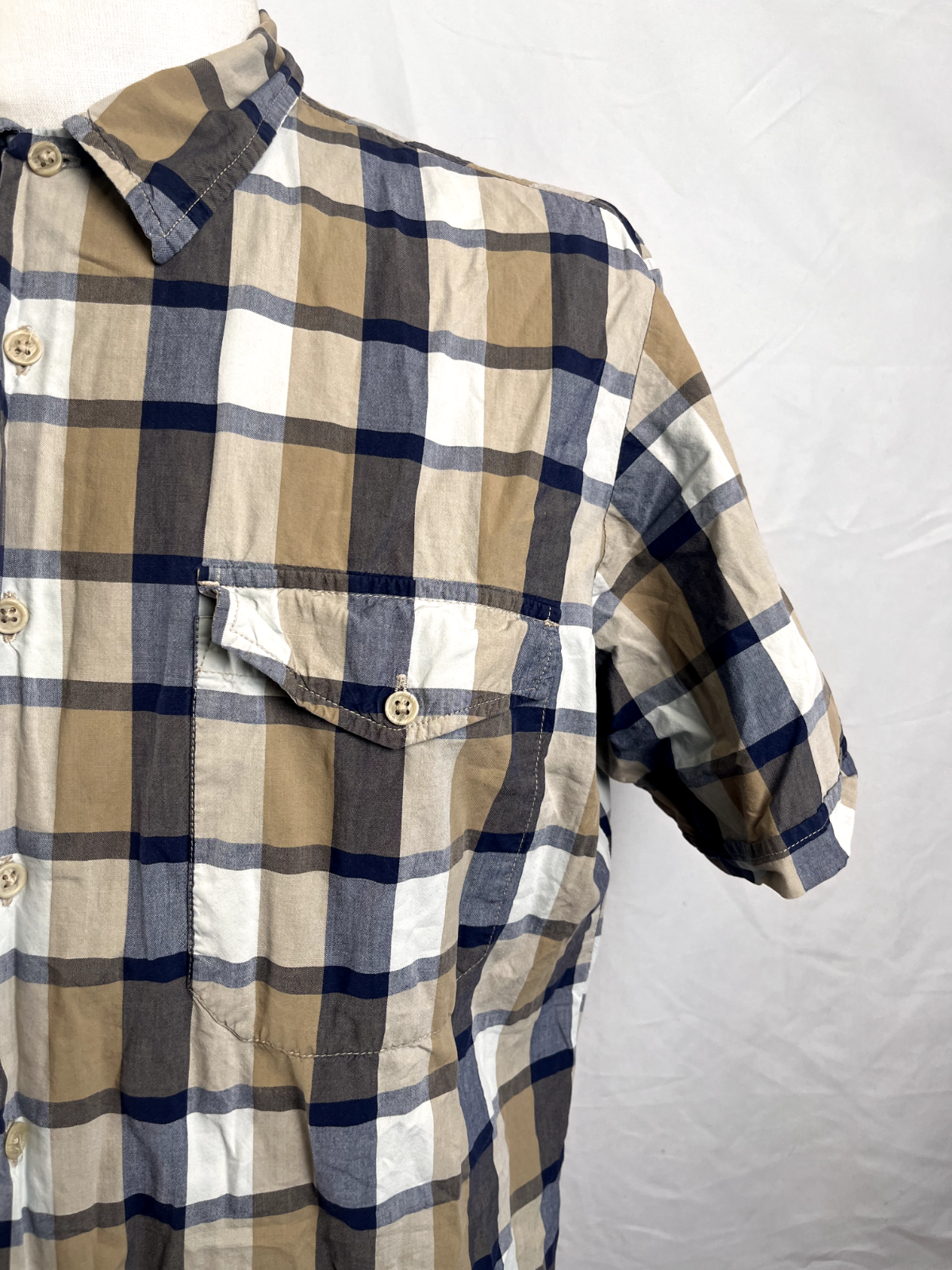 MARLBORO CLASSIC CAMICIA UOMO COTONE TG. L MAN CASUAL VINTAGE SHIRT COTTON