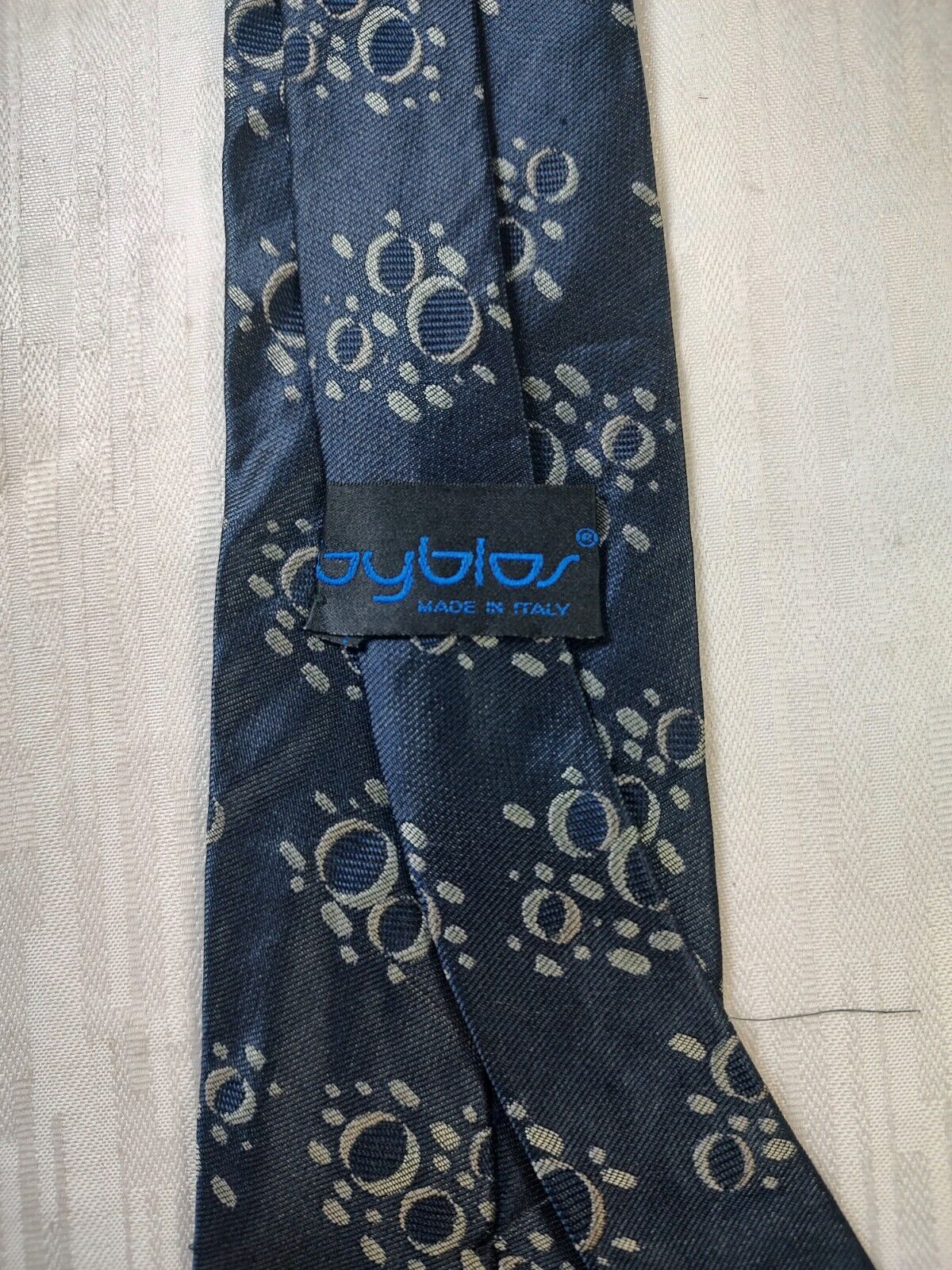 BYBLOS 100% SILK TIE SETA CRAVATTA NECKTIE MADE IN ITALIA CLASSIC