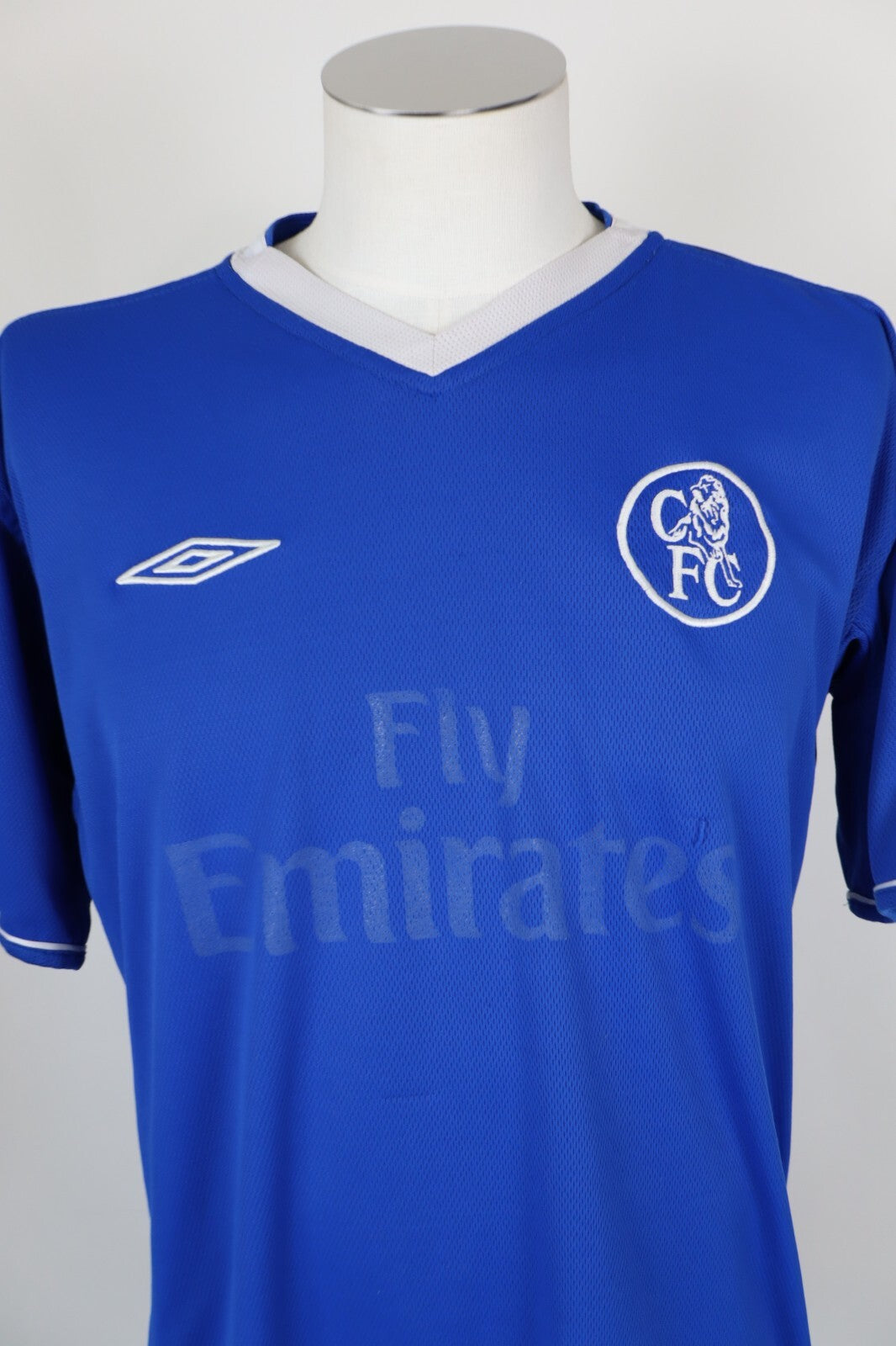 UMBRO CHELSEA LAMPARD N 8 MAGLIA CALCIO TRIKOT UOMO Tg L SOCCER JERSEY VINTAGE