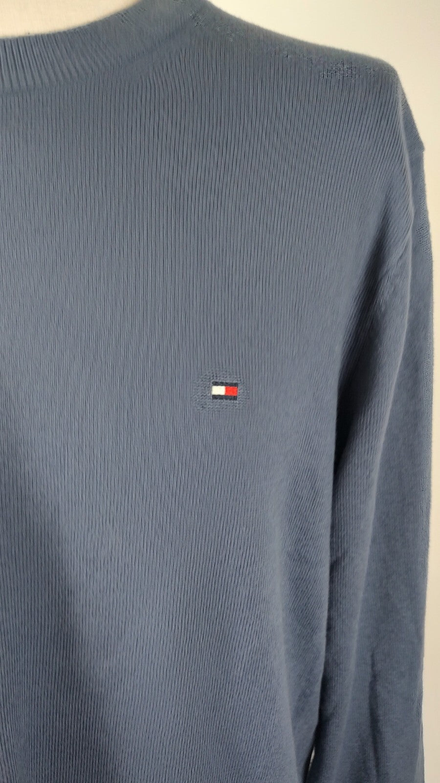 TOMMY HILFIGER MAGLIONE UOMO Tg. XL MAN SWEATER CASUAL VINTAGE CASHMERE