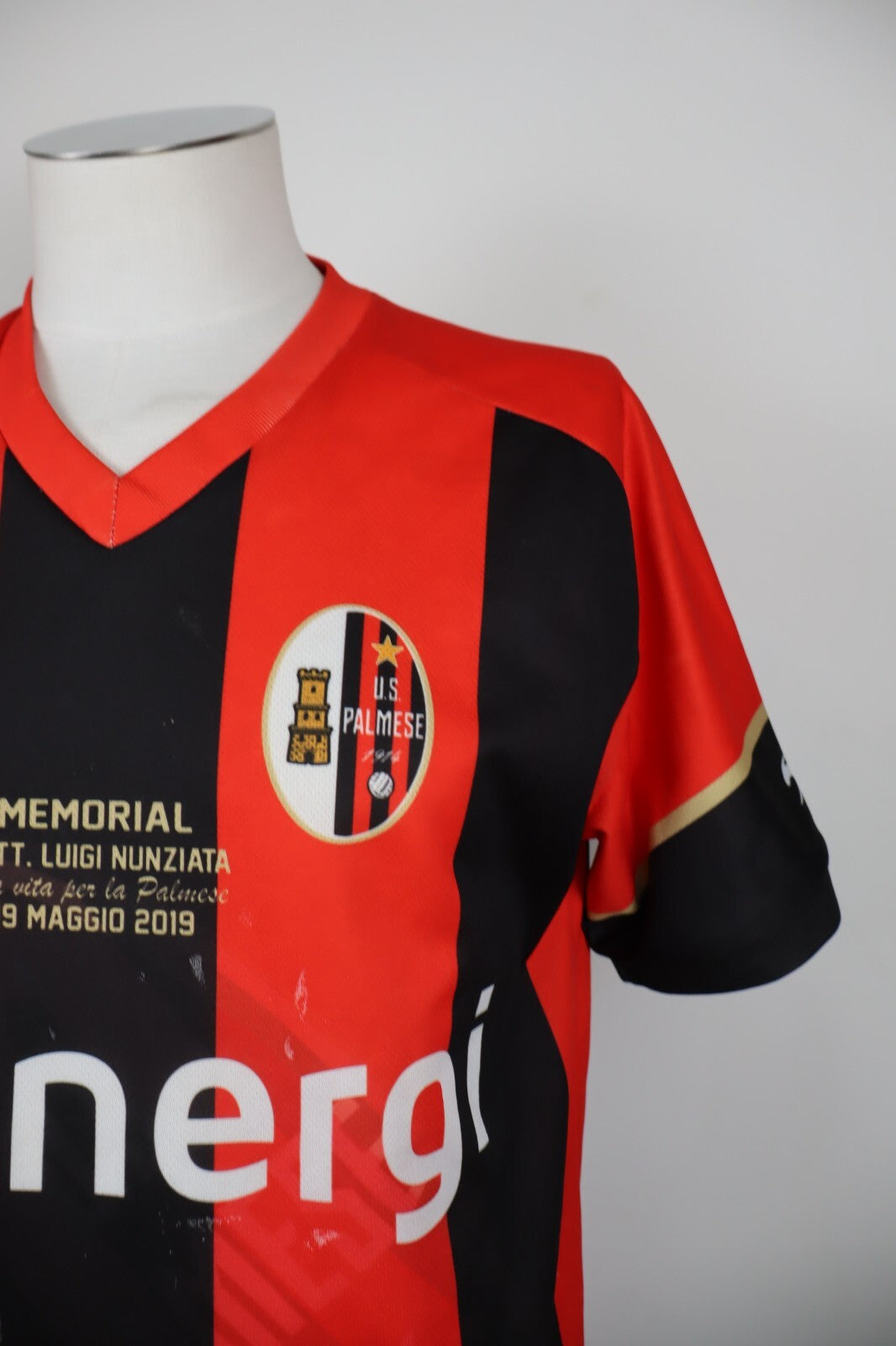 DEVIS US PALMESE N 15 MAGLIA CALCIO UOMO Tg XL SOCCER JERSEY TRIKOT SPORT