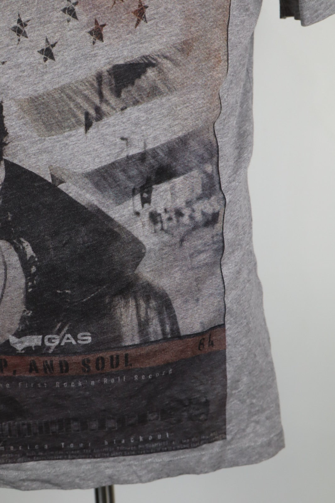 GAS JEANS MAGLIA COTONE UOMO TG. L MAN T- SHIRT CASUAL VINTAGE COTTON
