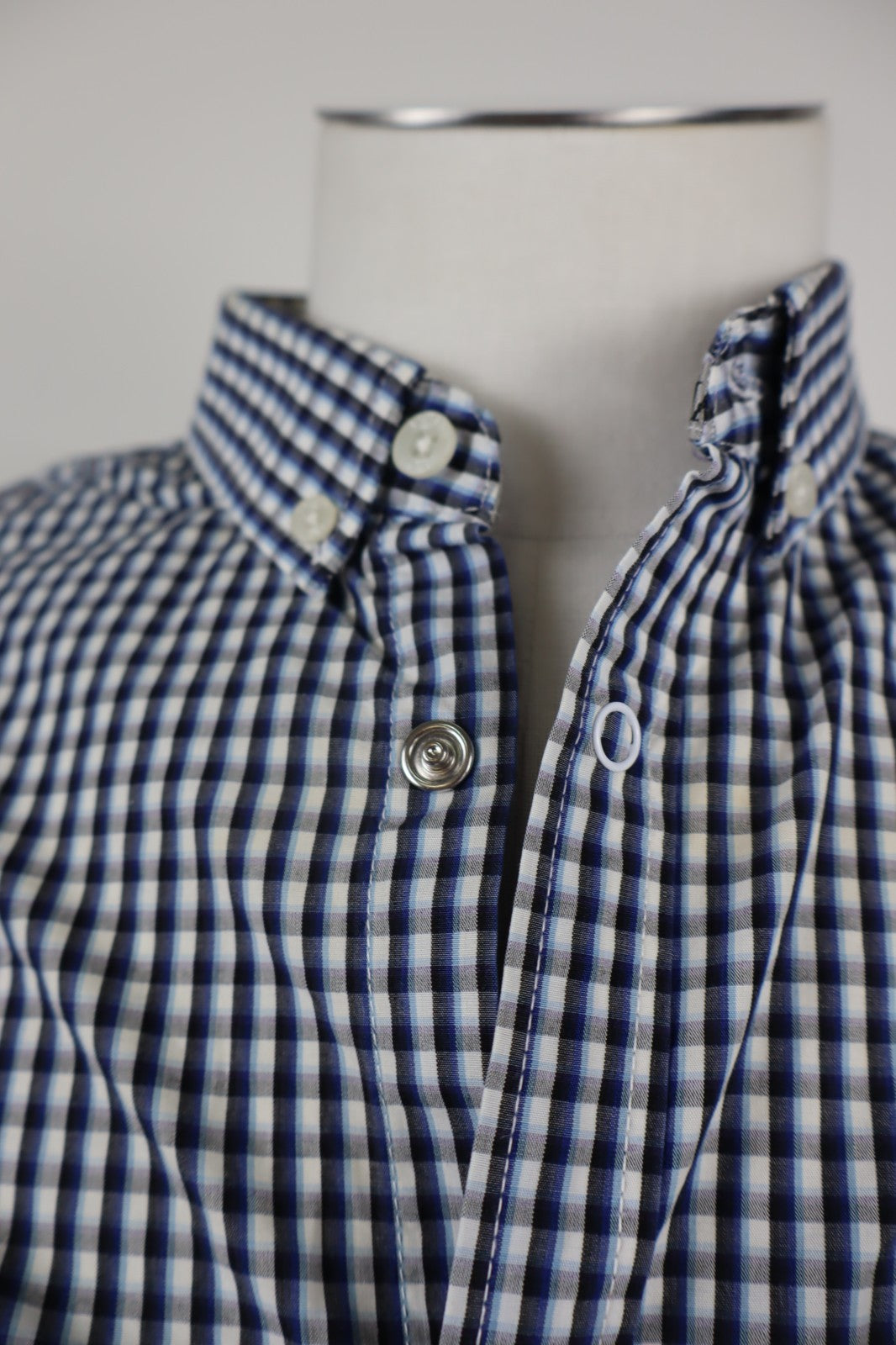 AJ ARMANI JEANS CAMICIA UOMO COTONE TG. M MAN CASUAL VINTAGE COTTON SHIRT LOGO