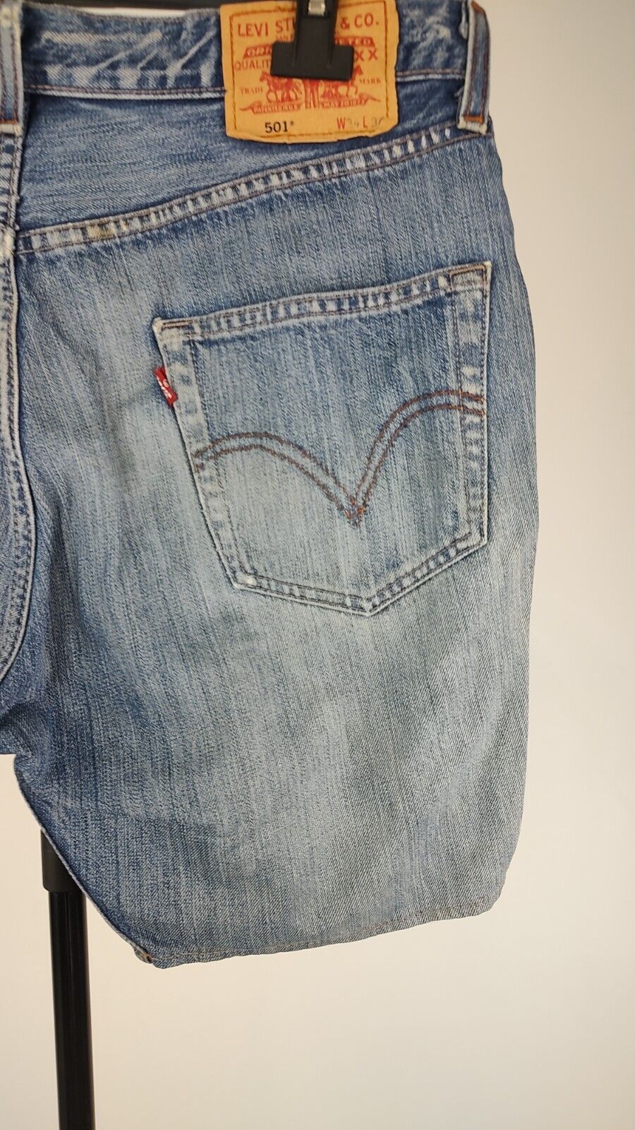 LEVI'S 501 PANTALONCINO DENIM JEANS DONNA W30 WOMAN VINTAGE SHORTS