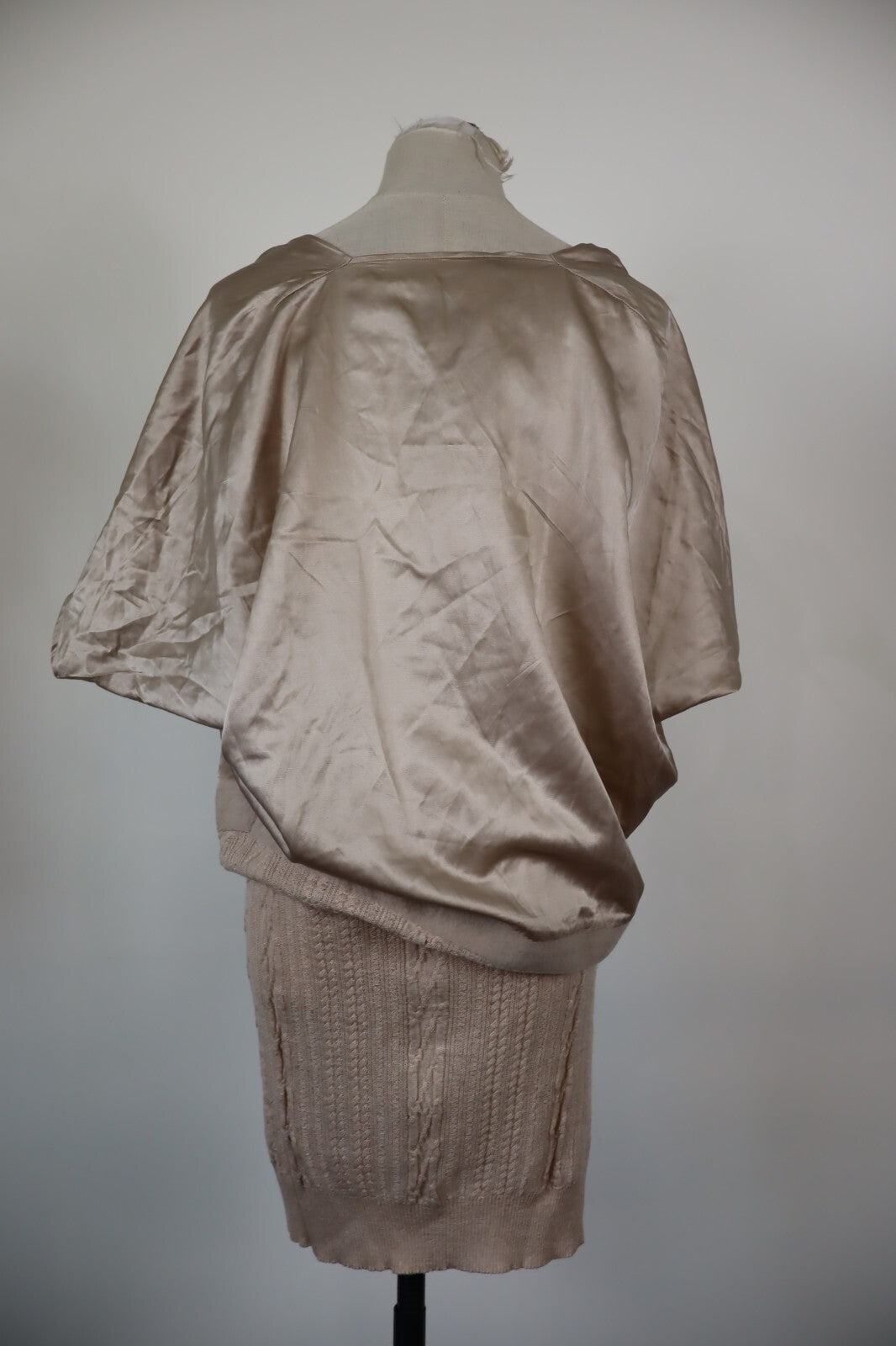 LIU JO MILANO VESTITO DONNA TG 42  WOMAN CASUAL VINTAGE DRESS ABITO SETA