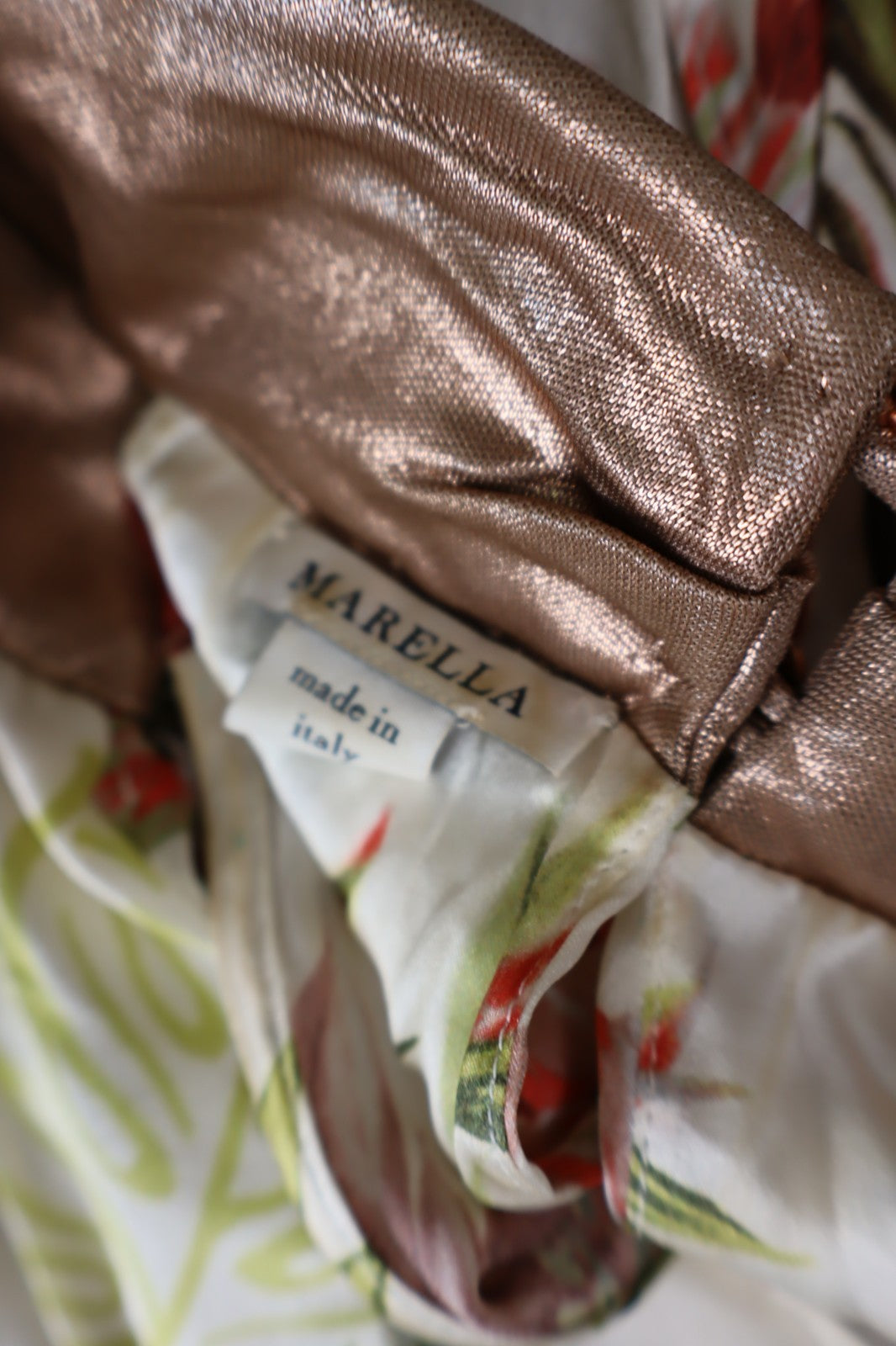 MARELLA MAGLIA DONNA TG. 44 WOMAN CASUAL VINTAGE T-SHIRT TOP CANOTTA SETA