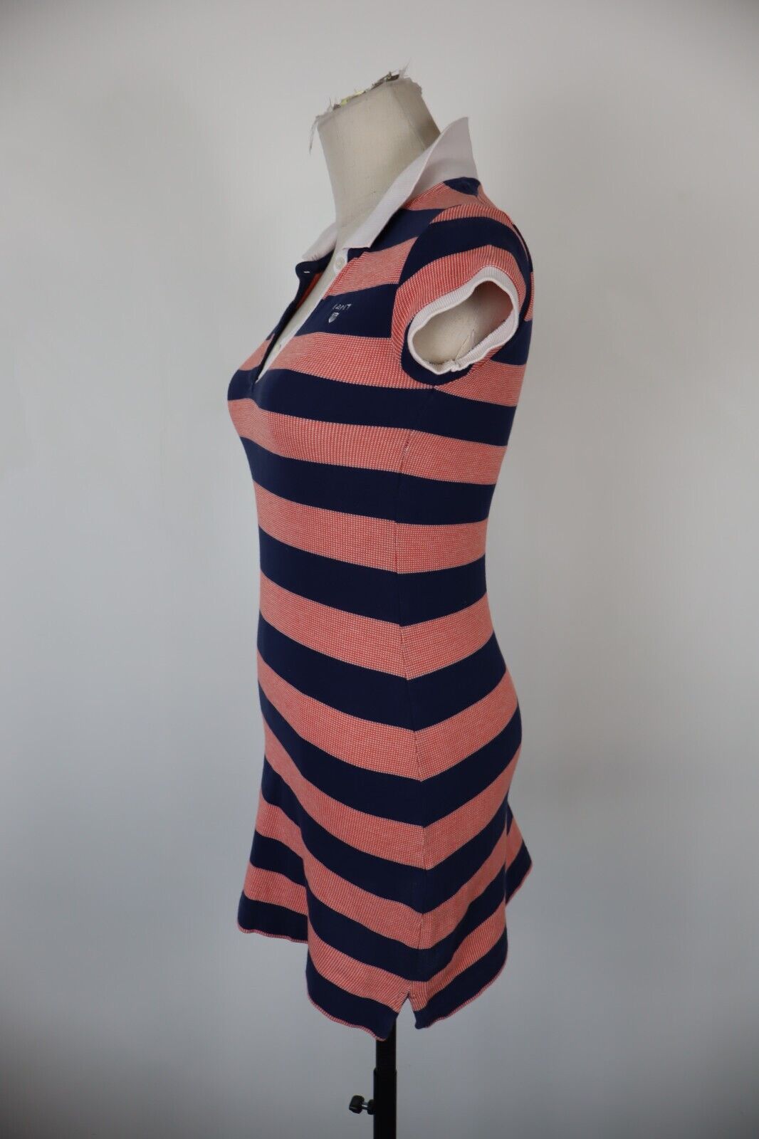 GANT VESTITO POLO ABITO DONNA TG. XS WOMAN CASUAL VINTAGE DRESS COTONE