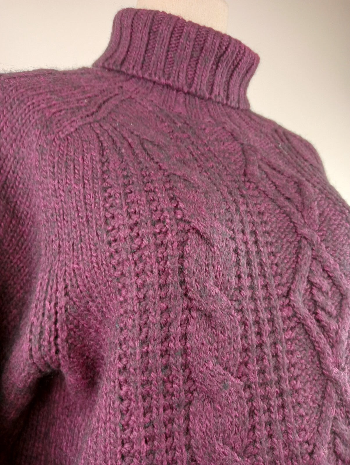 CALVIN KLEIN MAGLIONE LANA WOOL DONNA Tg. XL WOMAN CASUAL SWEATER MADE ITALY