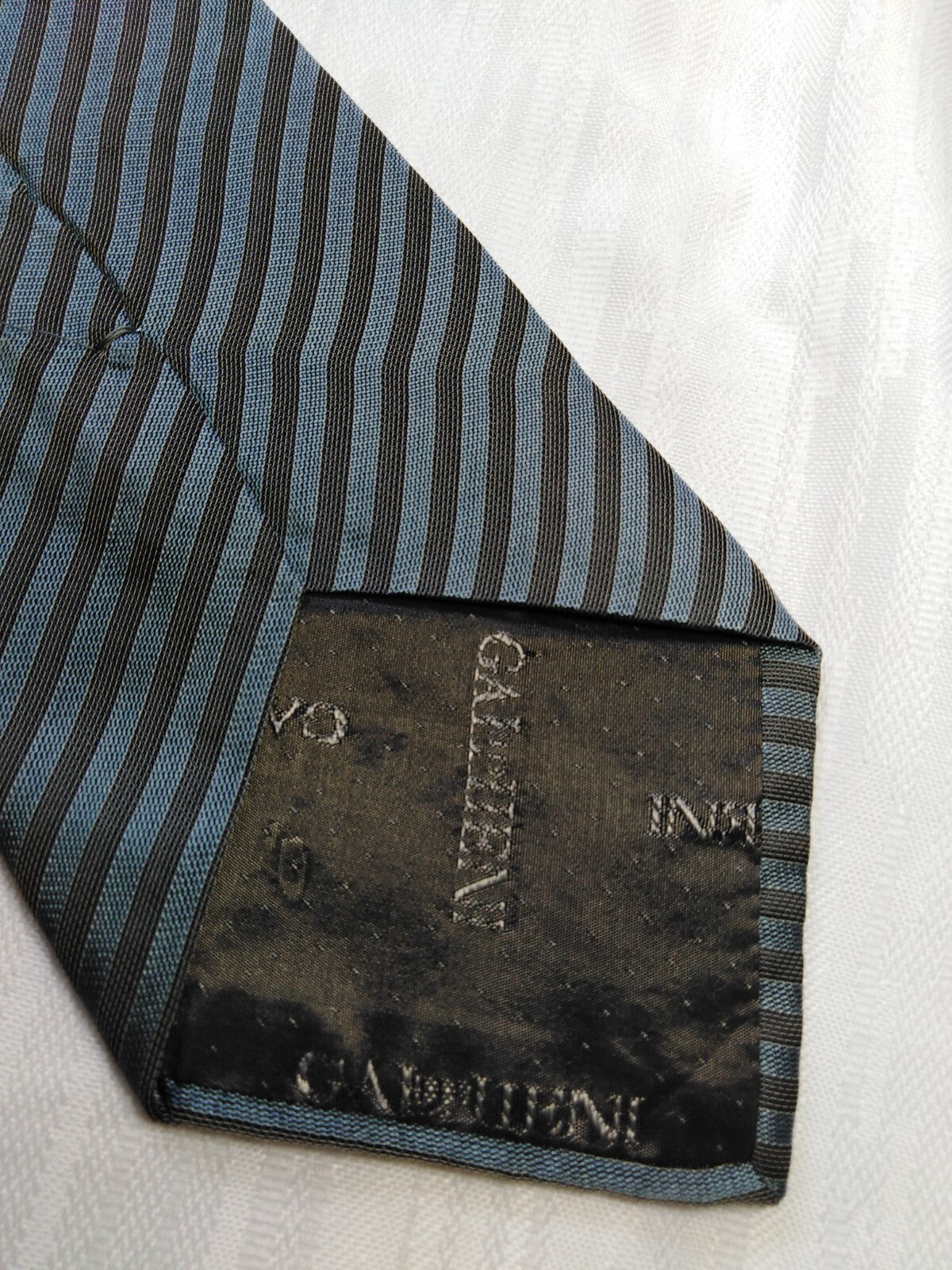 GALLIENI 100% SILK TIE SETA CRAVATTA NECKTIE MADE IN ITALY VINTAGE CLASSIC