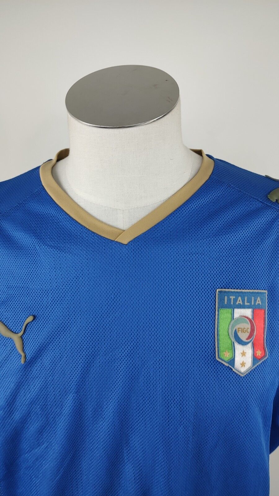 PUMA ITALIA MAGLIA CALCIO UOMO Tg XL SOCCER JERSEY TRIKOT VINTAGE 2008