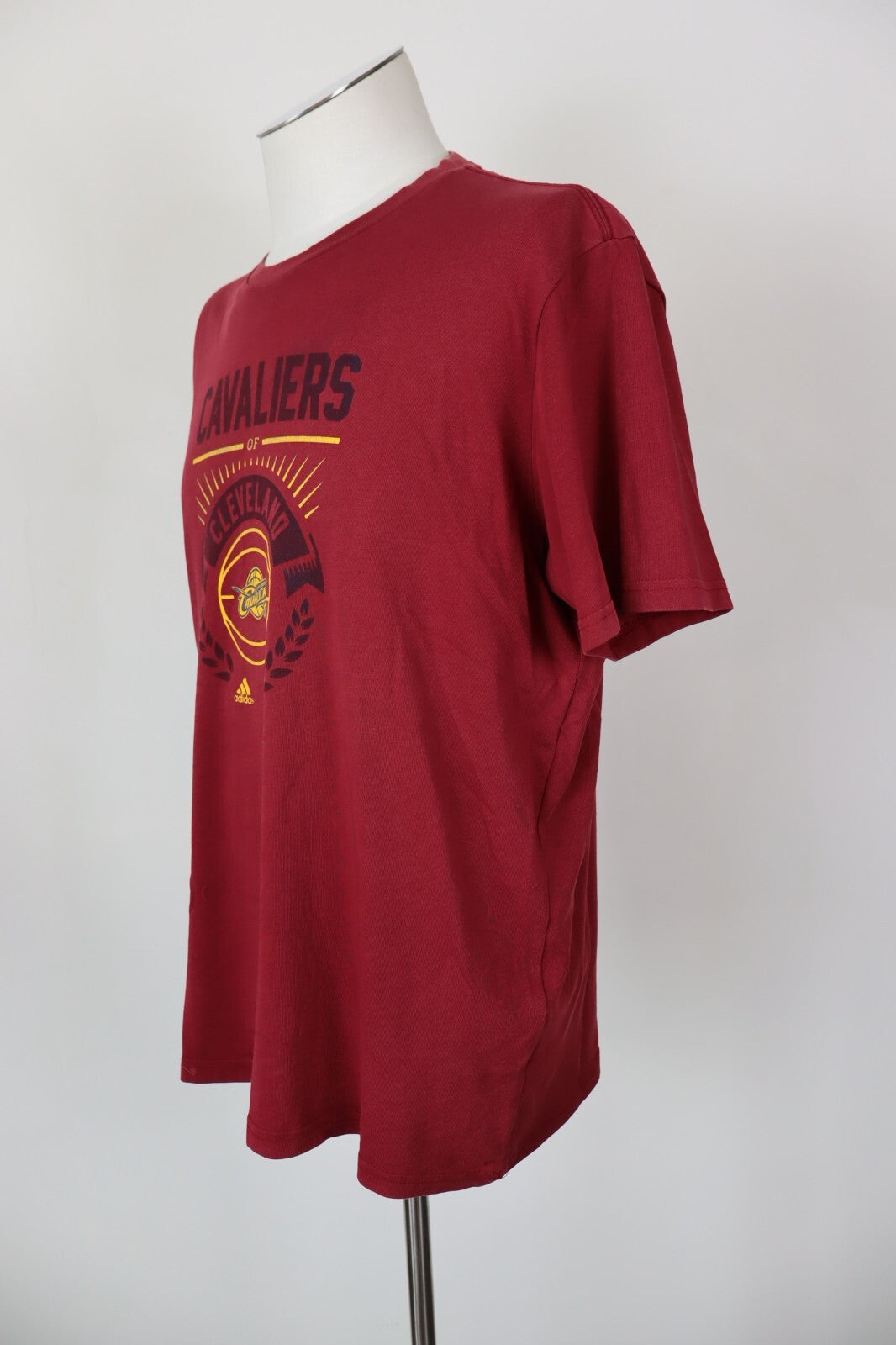 ADIDAS CAVALIERS CLEVELAND MAGLIA UOMO TG L MAN T-SHIRT BASKET NBA SPORT COTONE