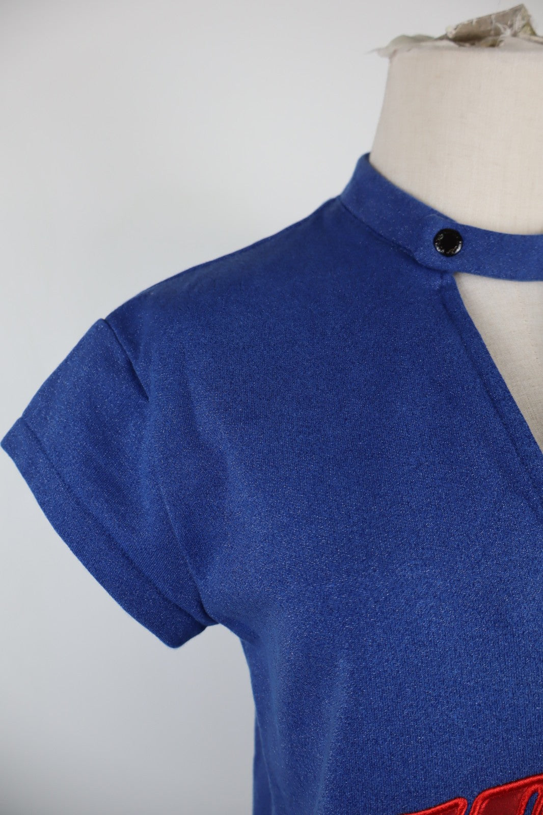 GAELLE PARIS MAGLIA DONNA TG. 2 WOMAN CASUAL VINTAGE T-SHIRT COTONE COTTON