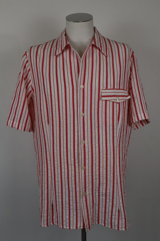 AJ ARMANI JEANS CAMICIA SHIRT UOMO MAN TG. XL CASUAL VINTAGE