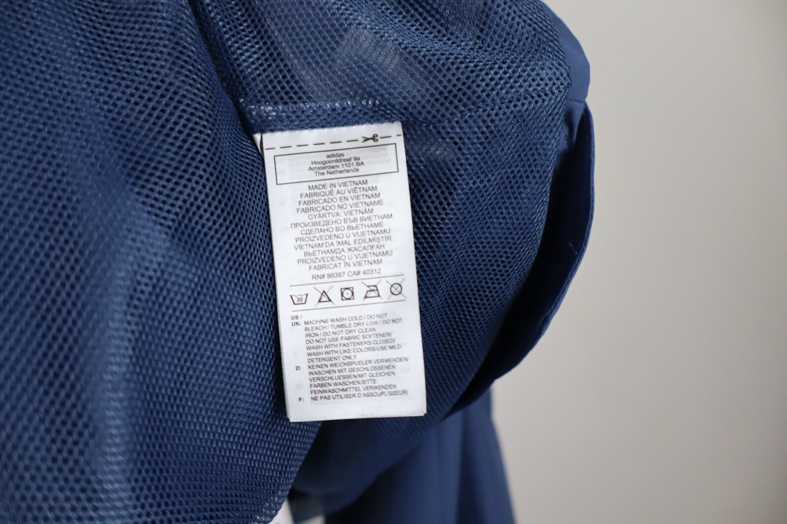 ADIDAS GIACCA UEFA SPORTIVA UOMO Tg. XL MAN CASUAL SPORT JACKET VINTAGE