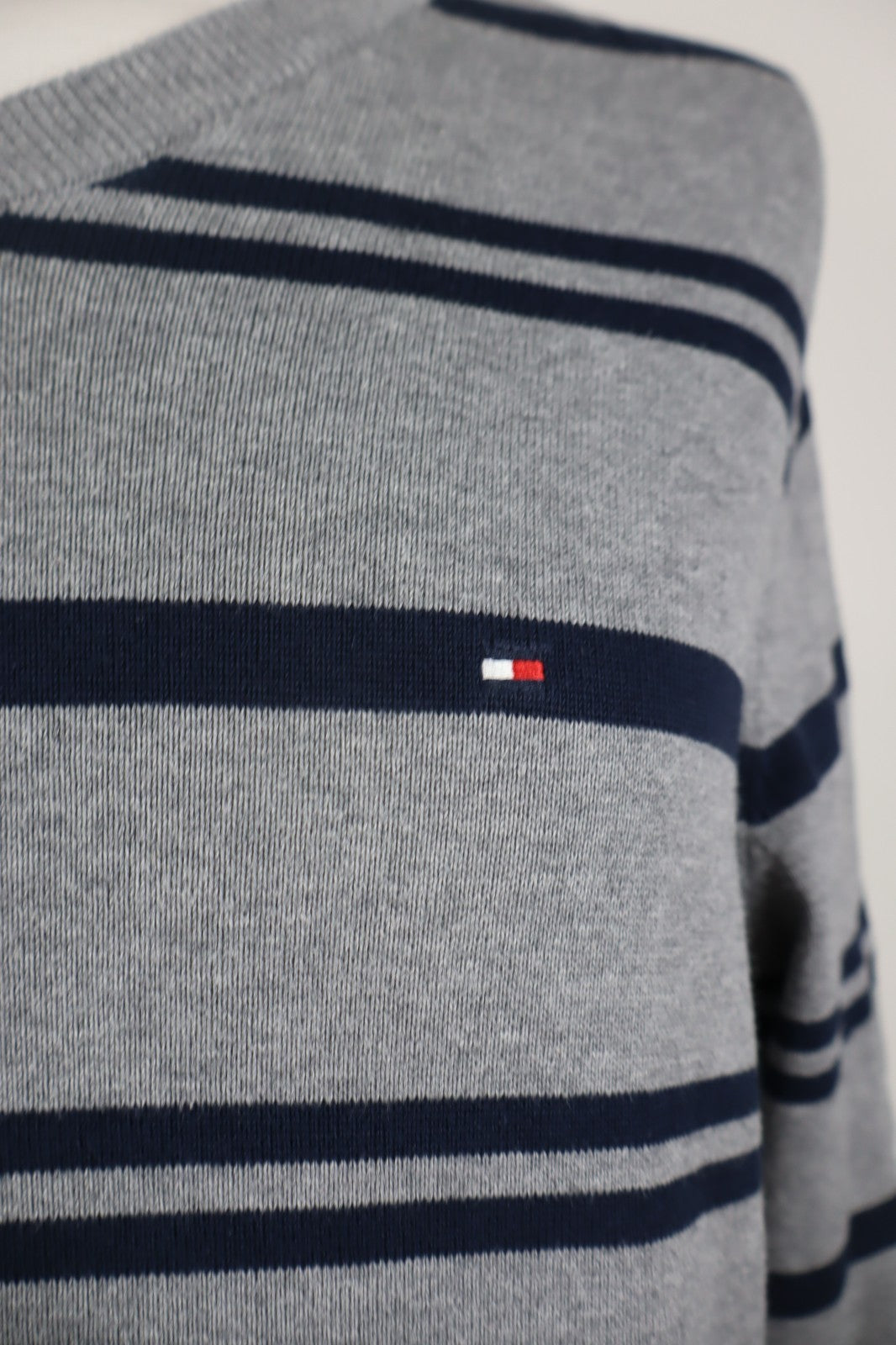 TOMMY HILFIGER MAGLIONE VINTAGE COTONE COTTON UOMO Tg. M MAN SWEATER CASUAL LOGO